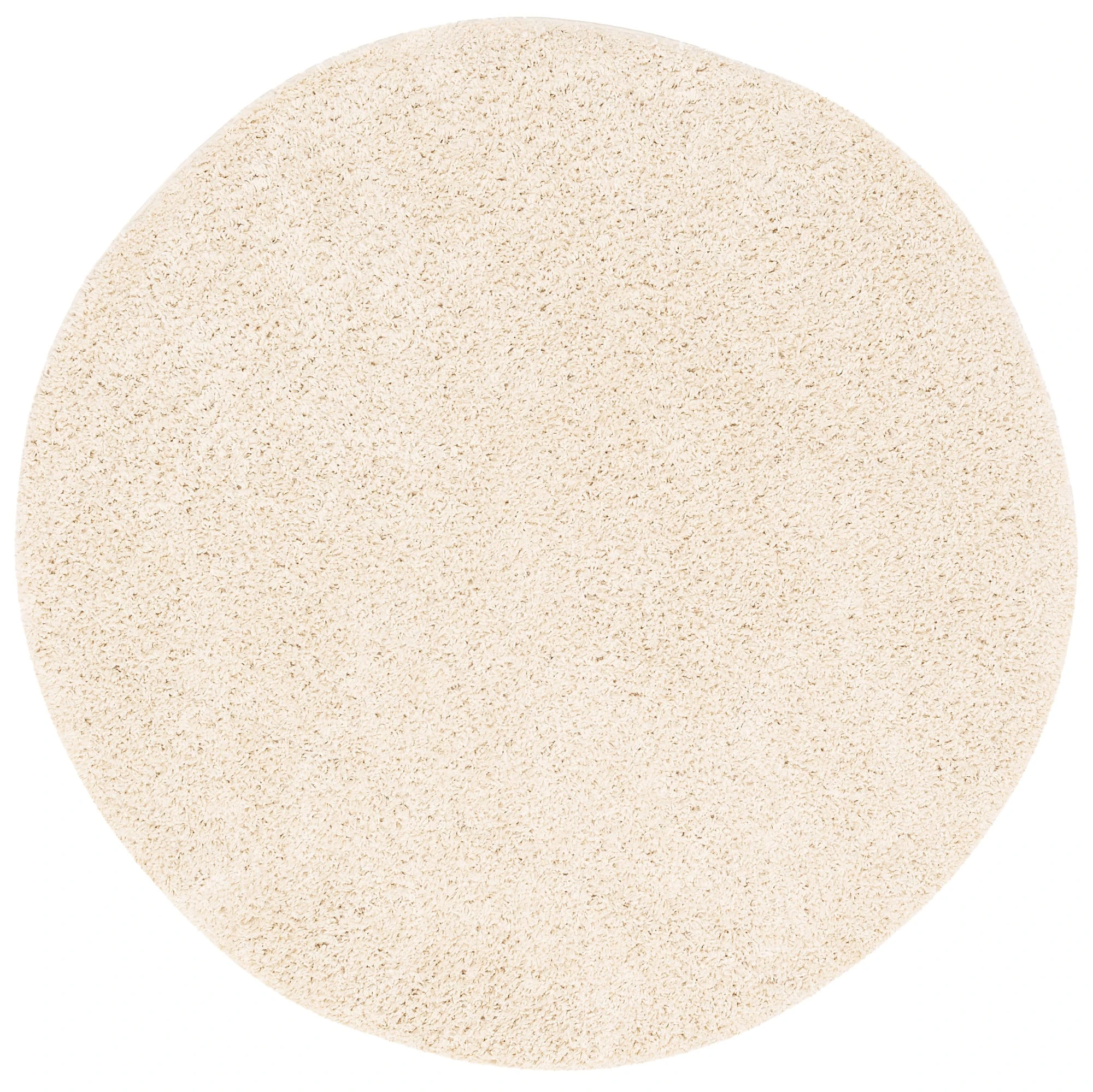 Pergamon Hochflor Langflor Shaggy Teppich Fluffy Rund In Beige