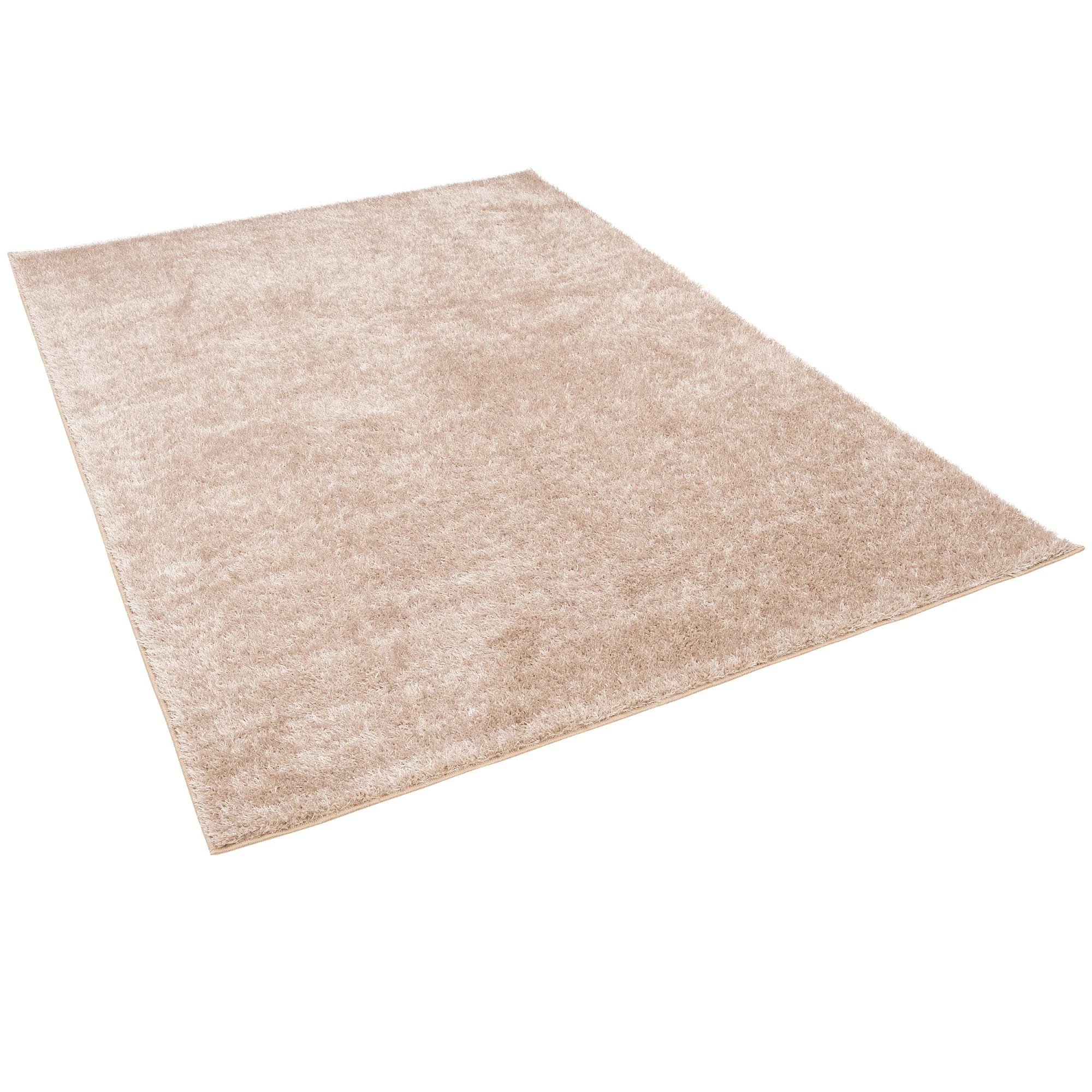 Pergamon Hochflor Shaggy Teppich Luxus Lounge In Beige – Bild 2