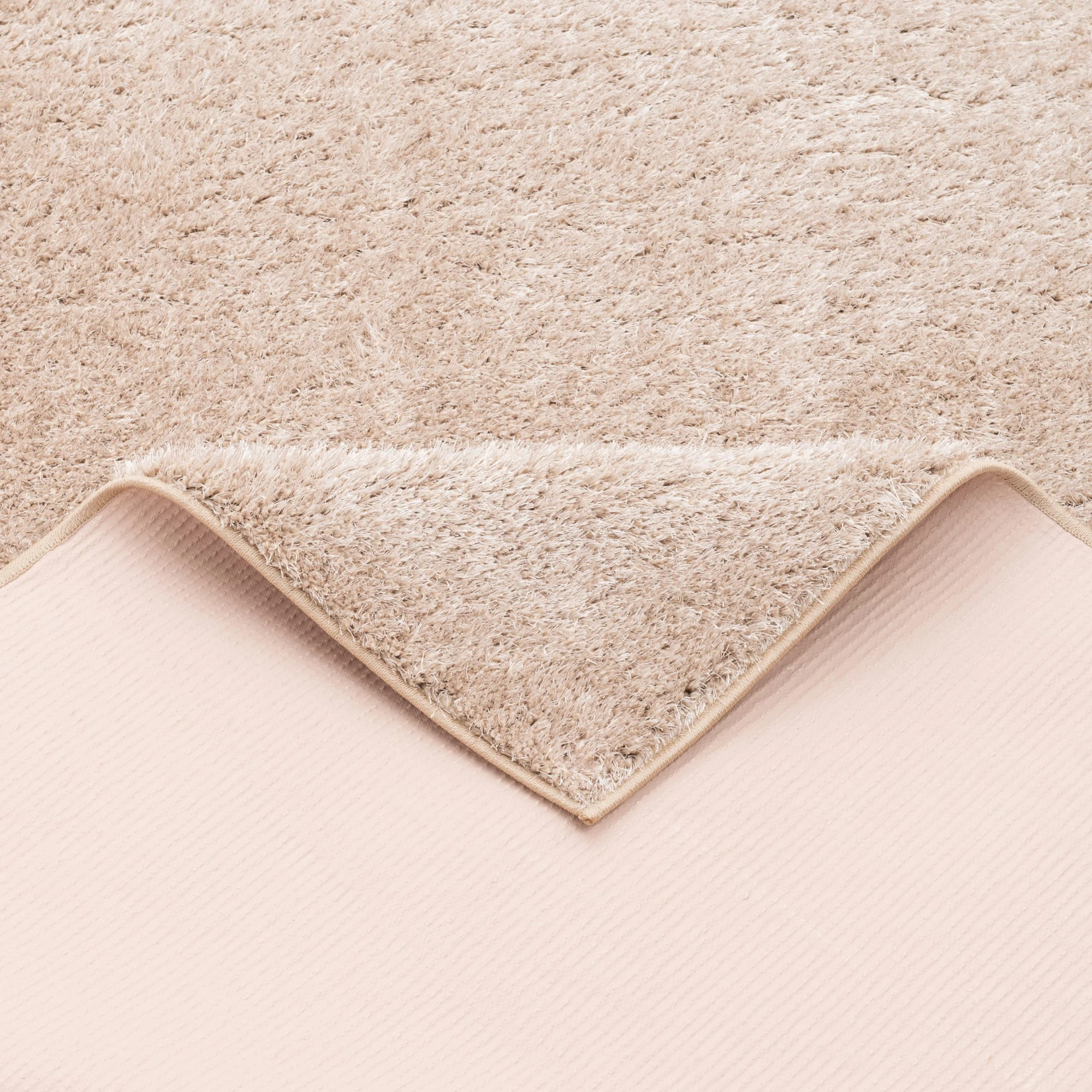 Pergamon Hochflor Shaggy Teppich Luxus Lounge In Beige – Bild 4