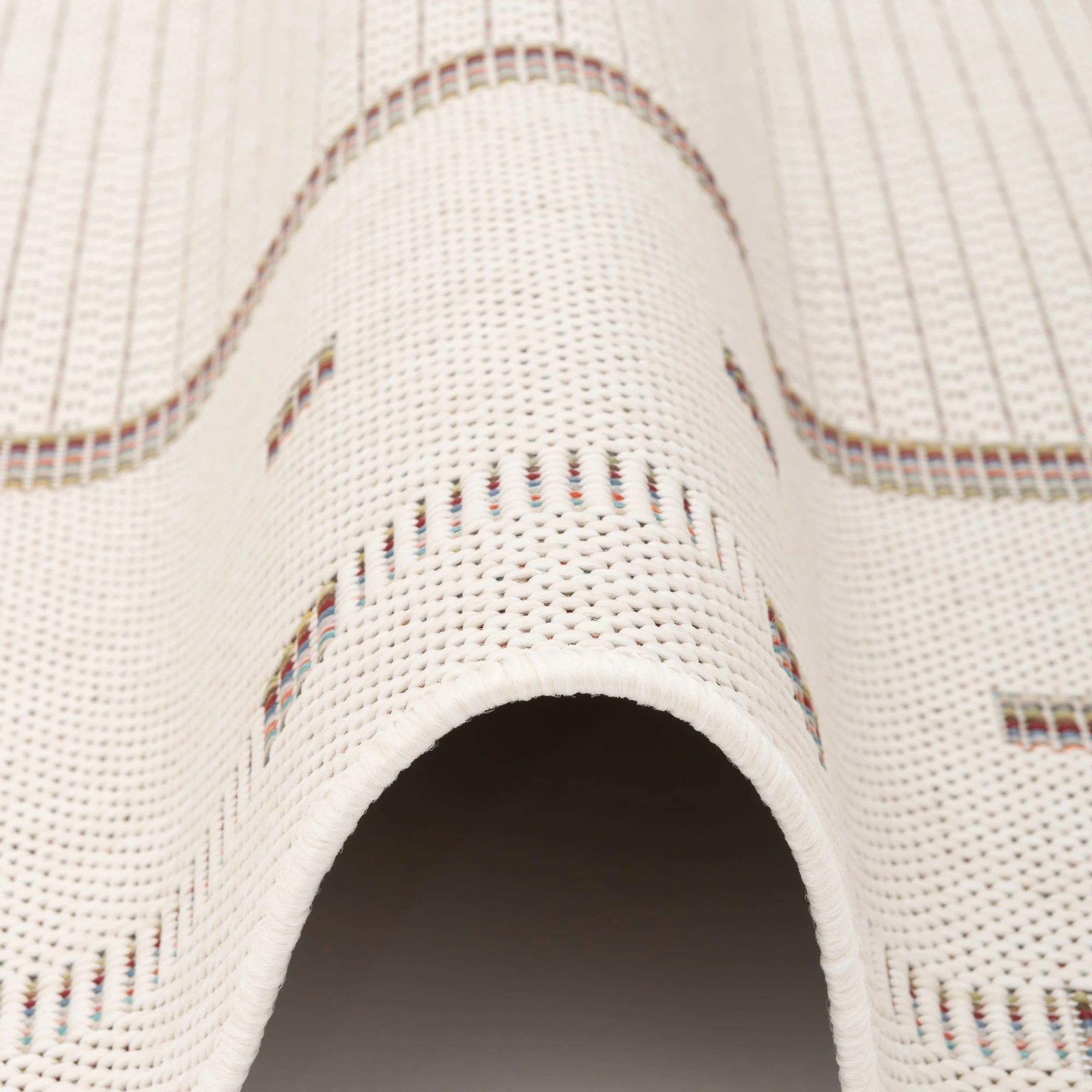 Pergamon In & Outdoor Teppich Flachgewebe Campus Bordüre In Beige – Bild 3