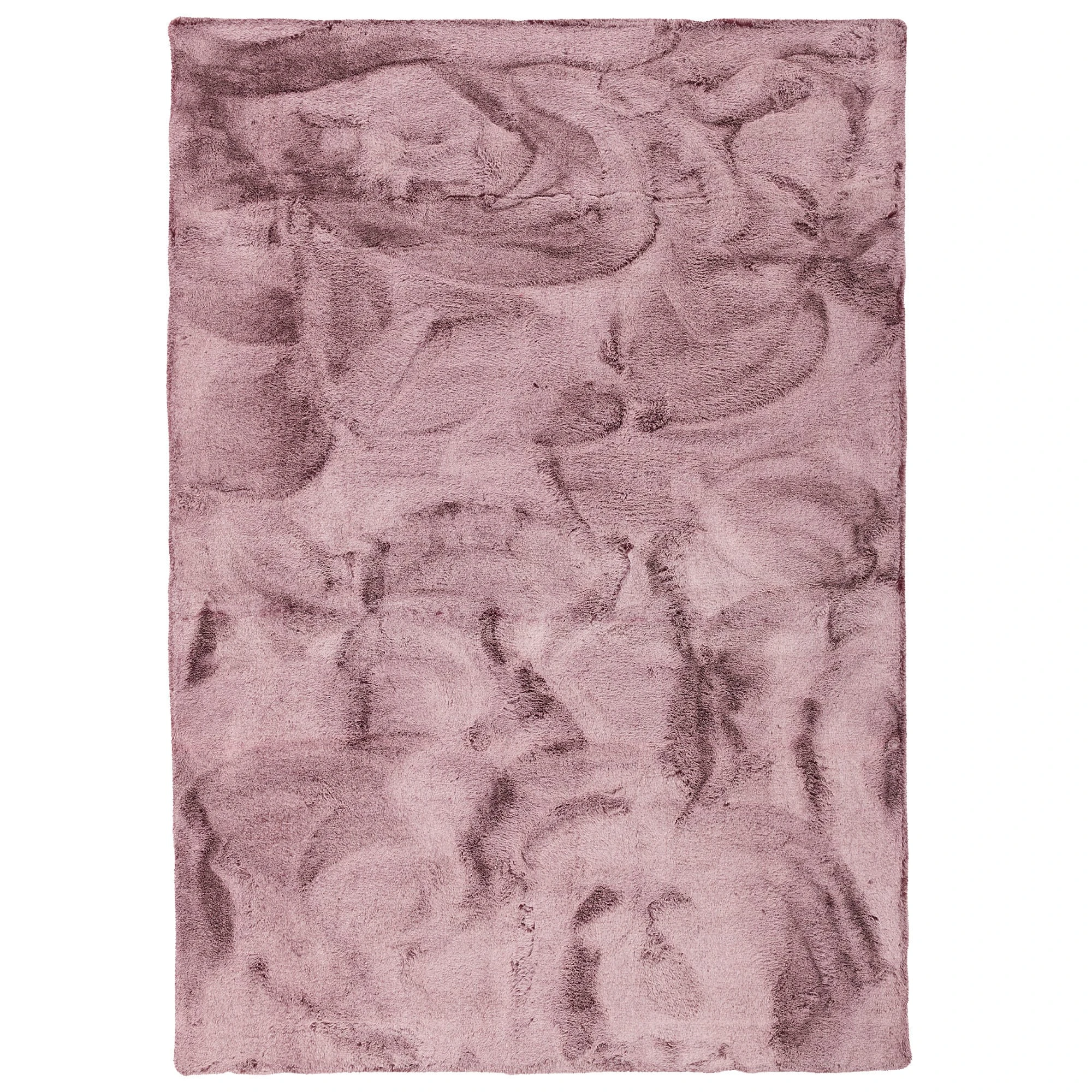 Pergamon Luxus Super Soft Fellteppich Plush In Beere