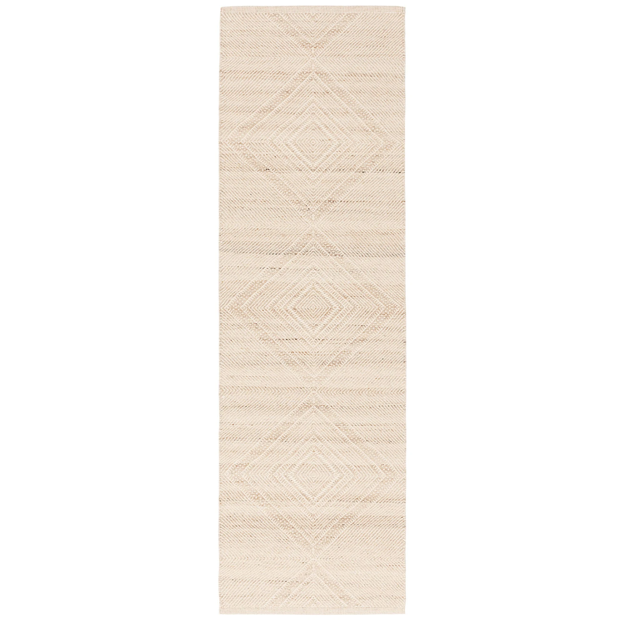 Pergamon Natur Teppich Kelim Läufer Wolle Lara Meliert In Natur