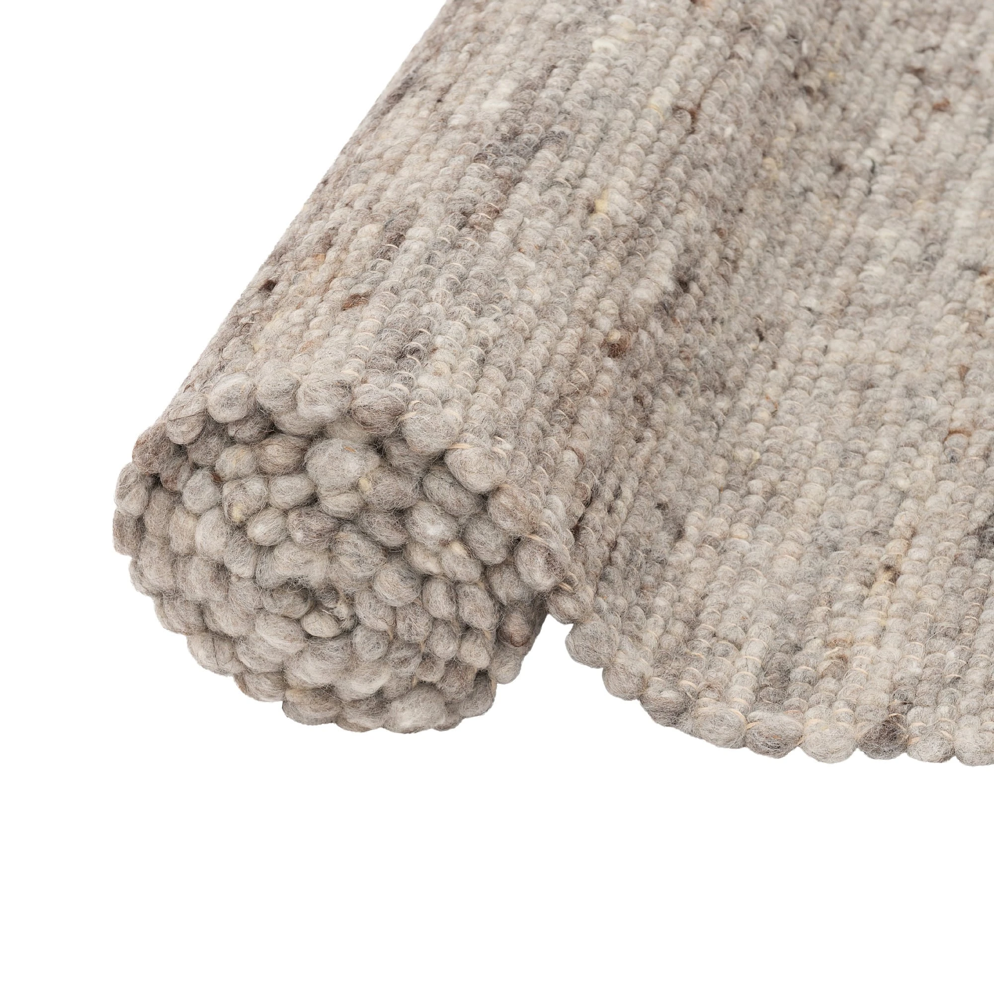 Pergamon Natur Teppich Wolle Alaska Meliert In Braun â Bild 5