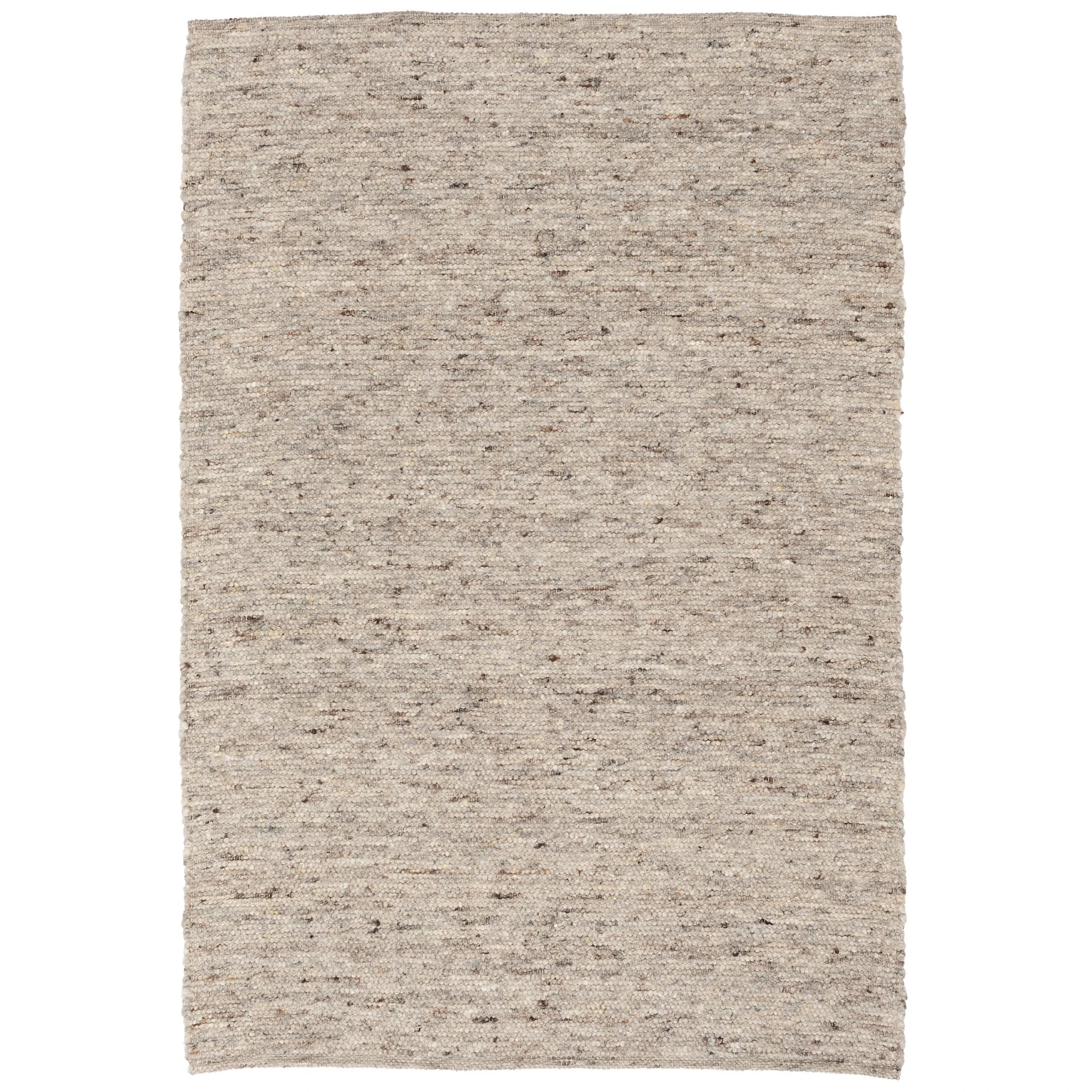 Pergamon Natur Teppich Wolle Alaska Meliert In Braun