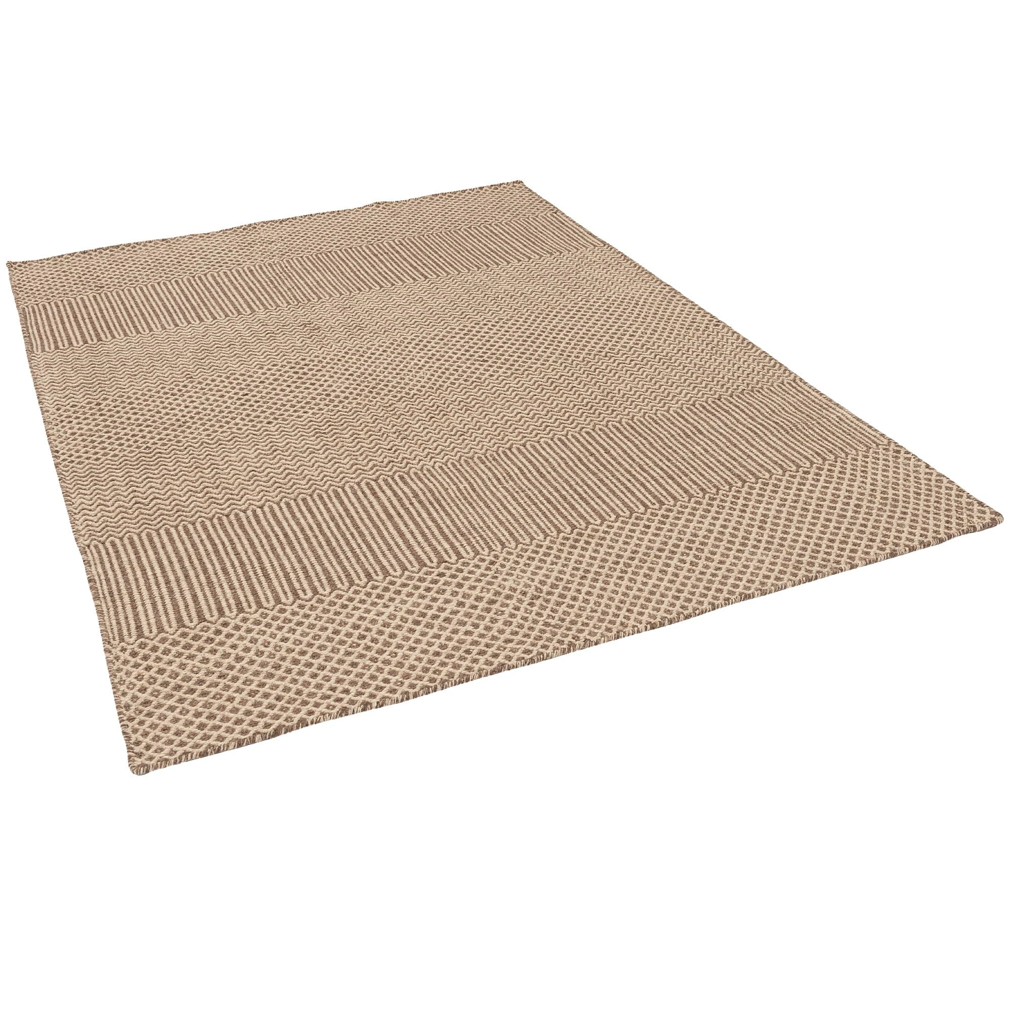 Pergamon Natur Teppich Wolle Rana Meliert In Beige – Bild 2
