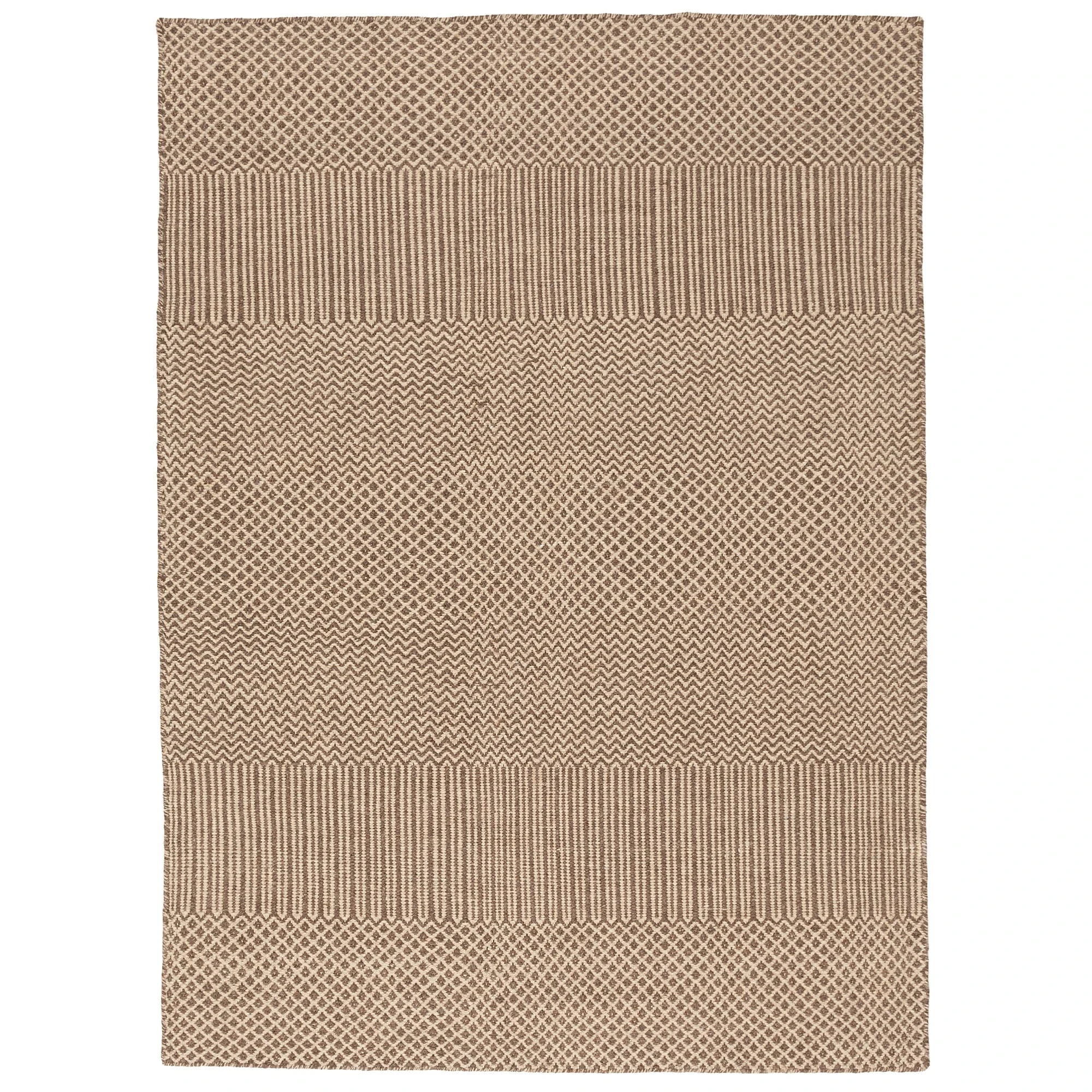 Pergamon Natur Teppich Wolle Rana Meliert In Beige