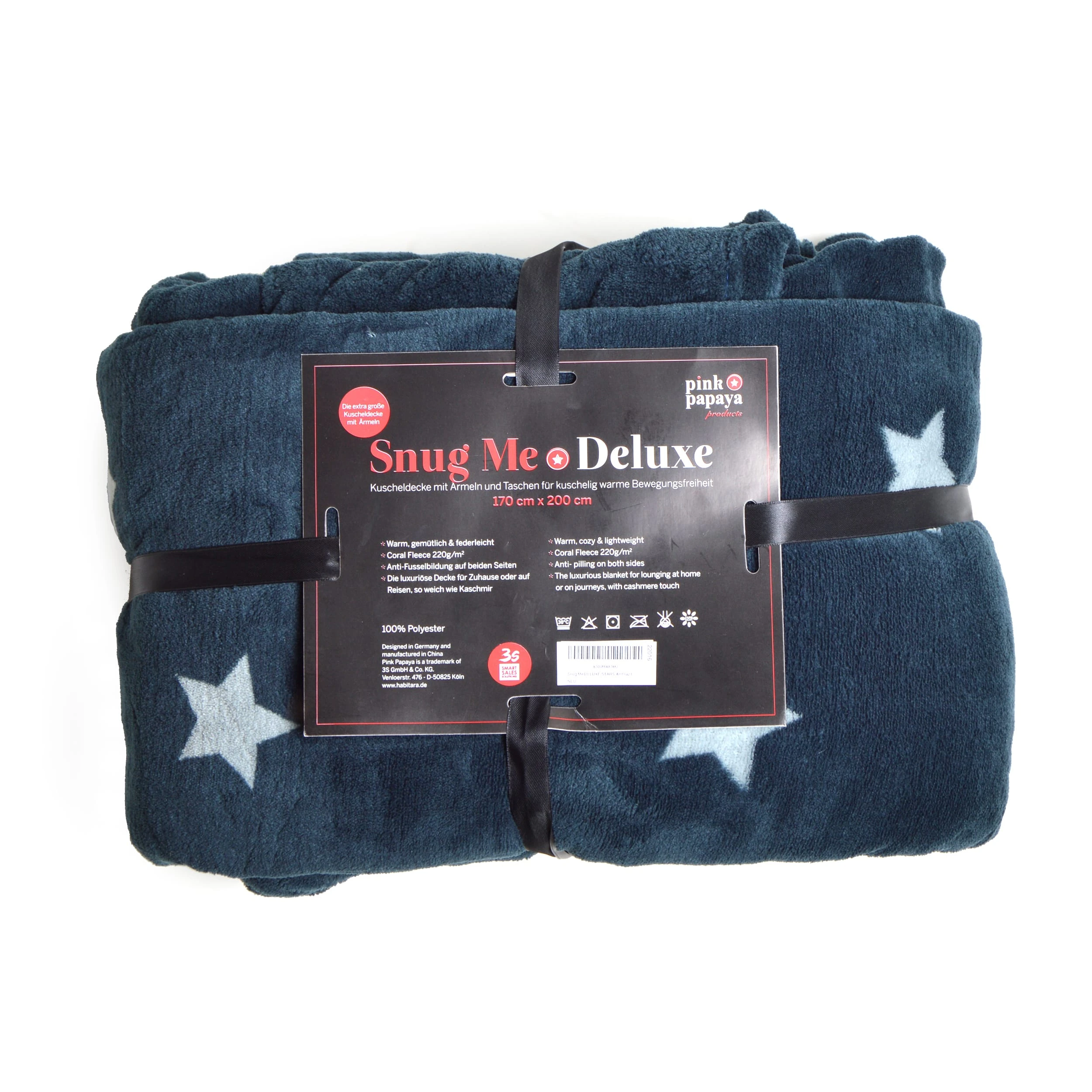 Pink Papaya Ärmeldecke " Snug Me Deluxe " In Anthrazit/perlmutt – Bild 5