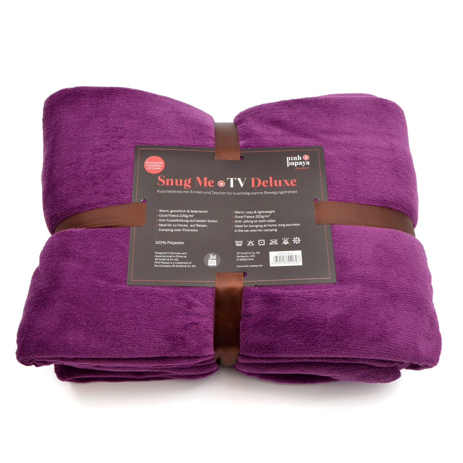 Pink Papaya Ärmeldecke " Snug Me Deluxe " In Lila – Bild 2