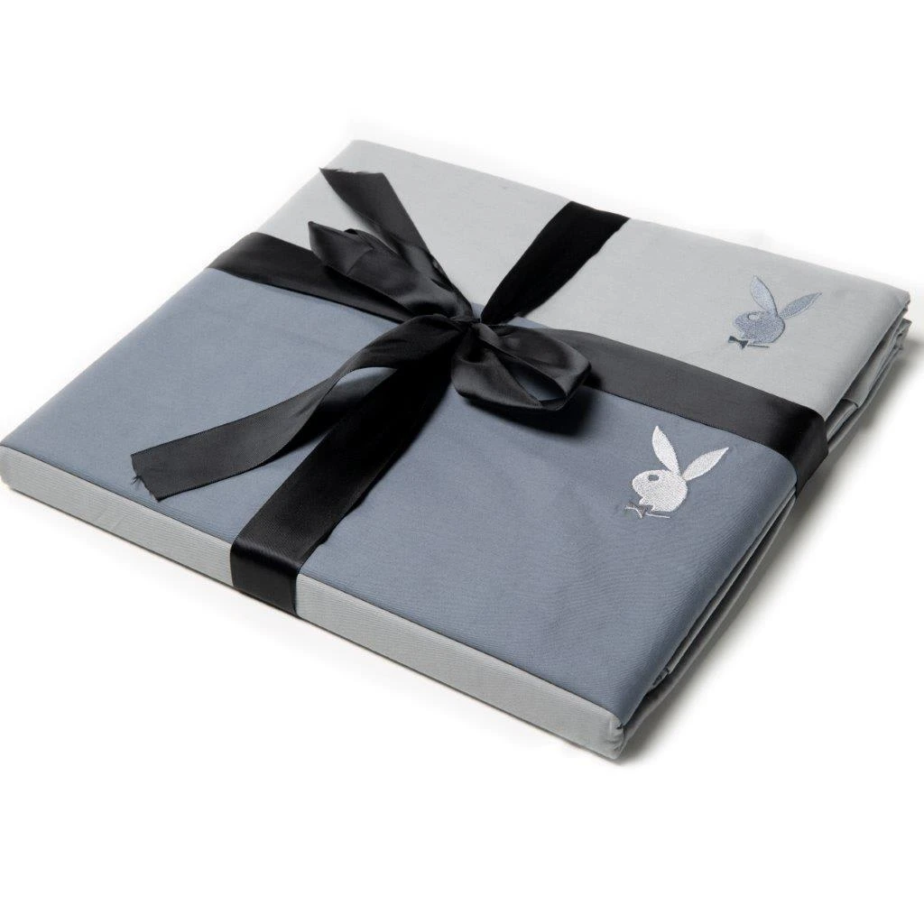 Playboy Wende-Bettwäsche "FRANCESCA" In Hellgrau / Grau - (B)135 X (H)200 Cm – Bild 2