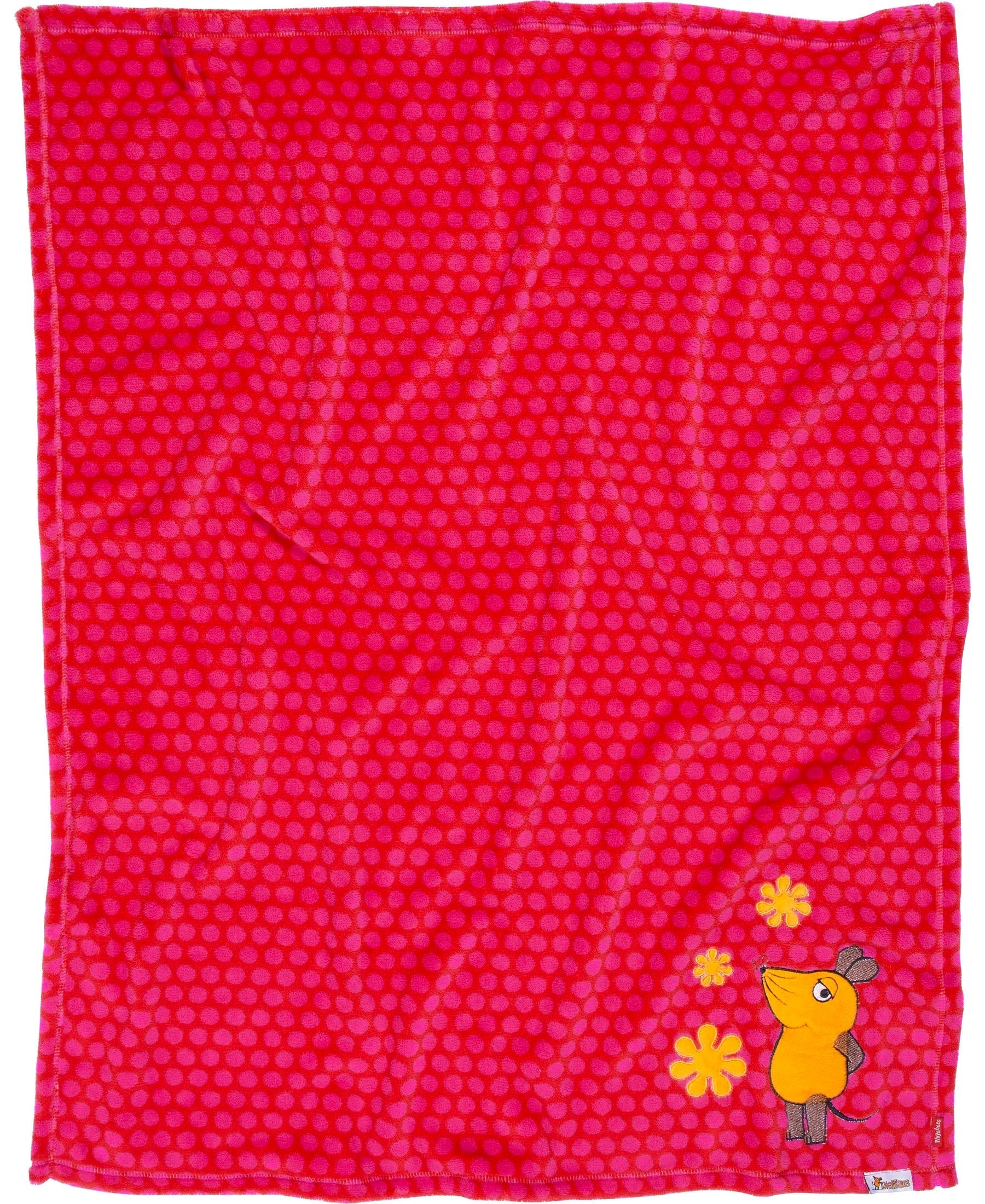 Playshoes Fleece-Decke DIE MAUS In Pink – Bild 2