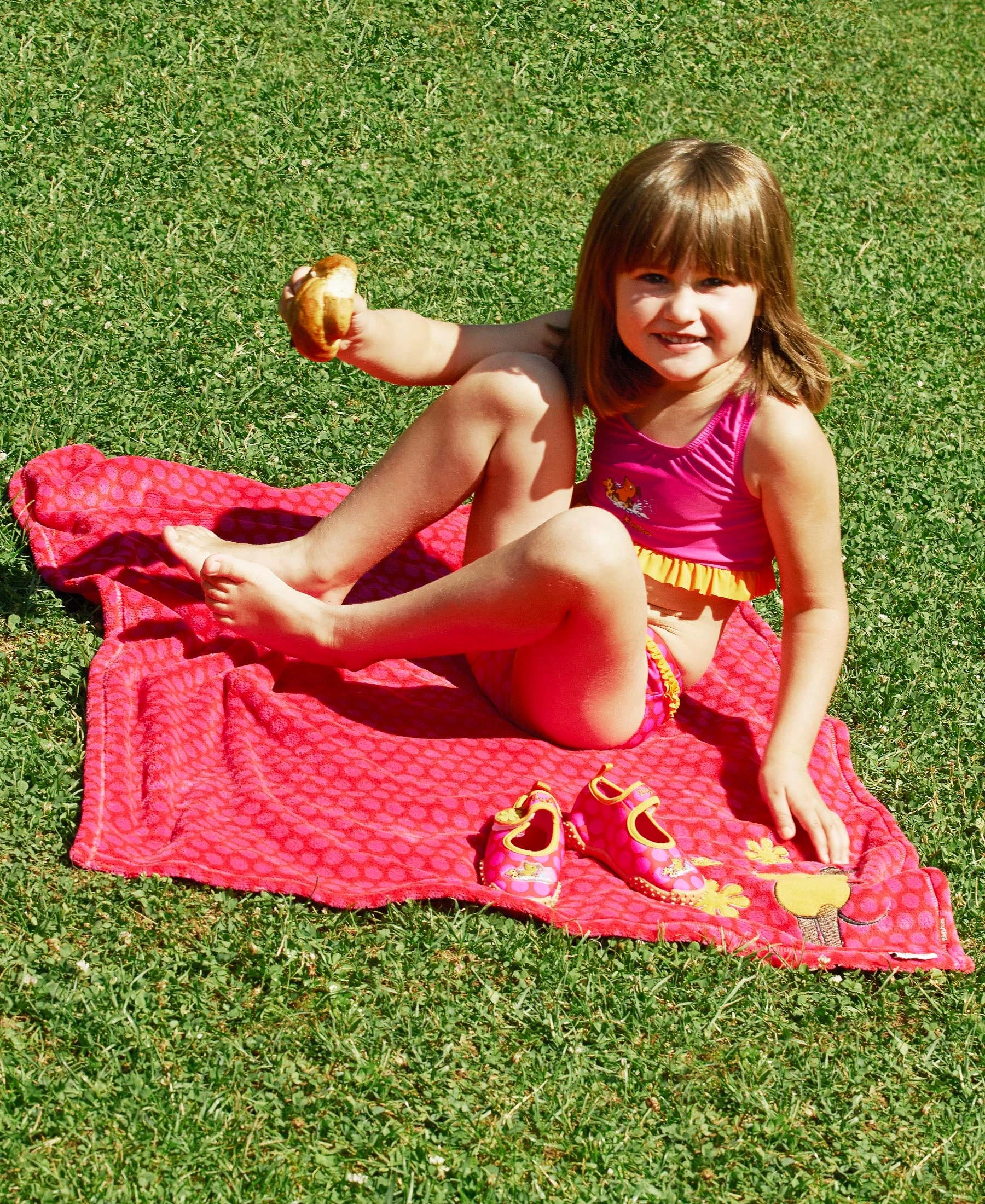 Playshoes Fleece-Decke DIE MAUS In Pink – Bild 3