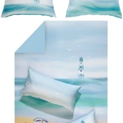 REDBEST Wendebettwäsche In Hellblau-sand