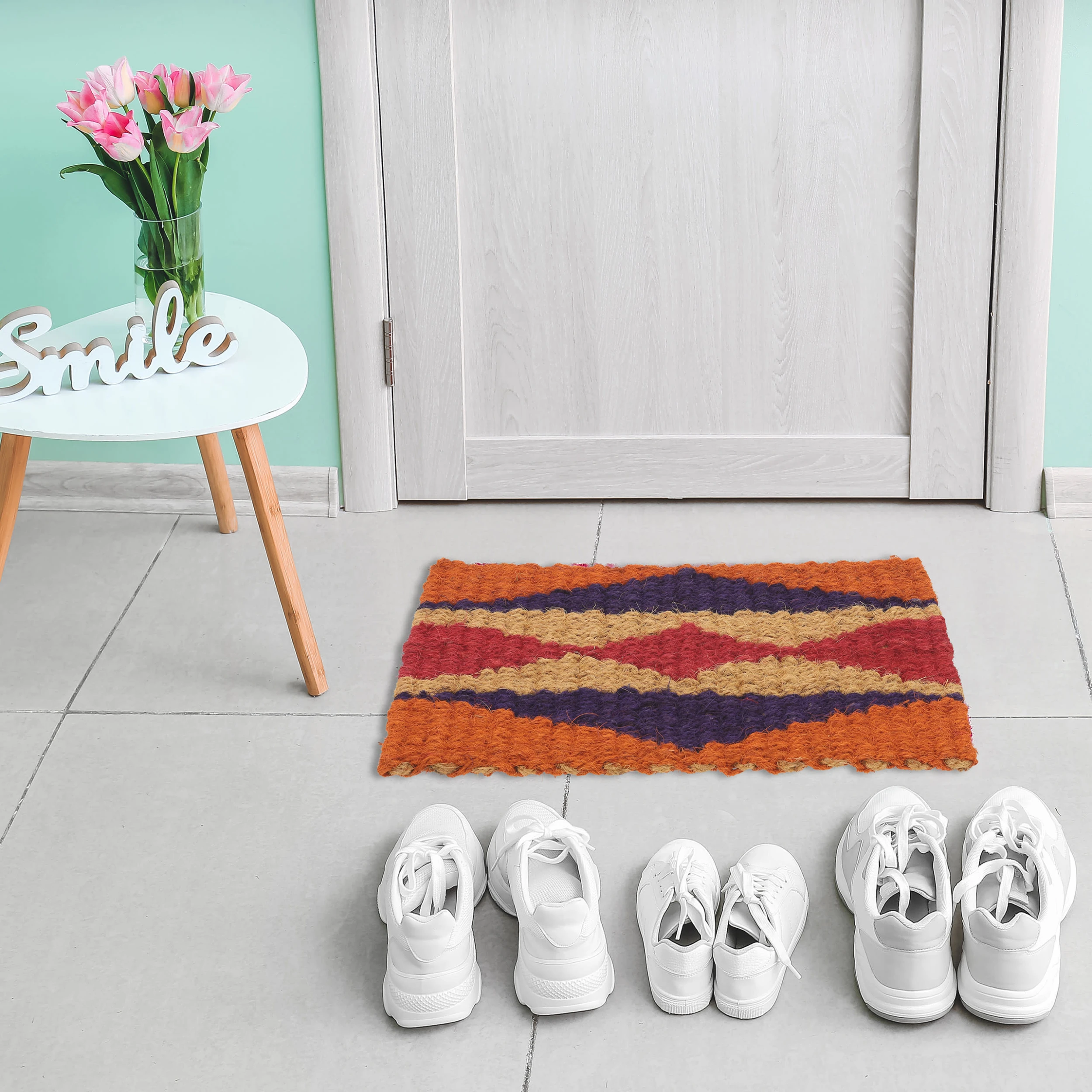 Relaxdays Fußmatte In Bunt - 60 X 40 Cm – Bild 2