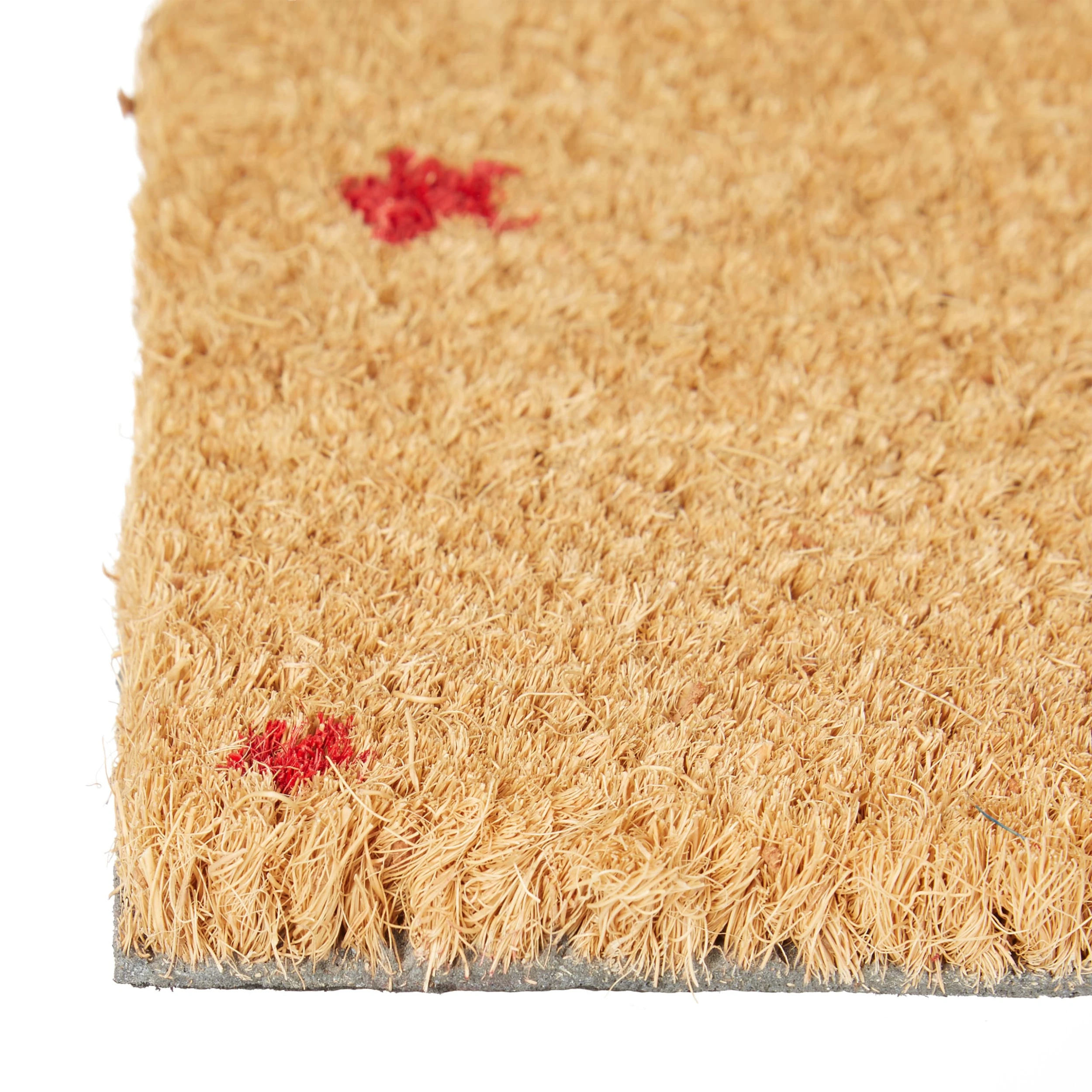 Relaxdays Fußmatte Sterne In Rot - (B)60 X (T)40 Cm – Bild 5