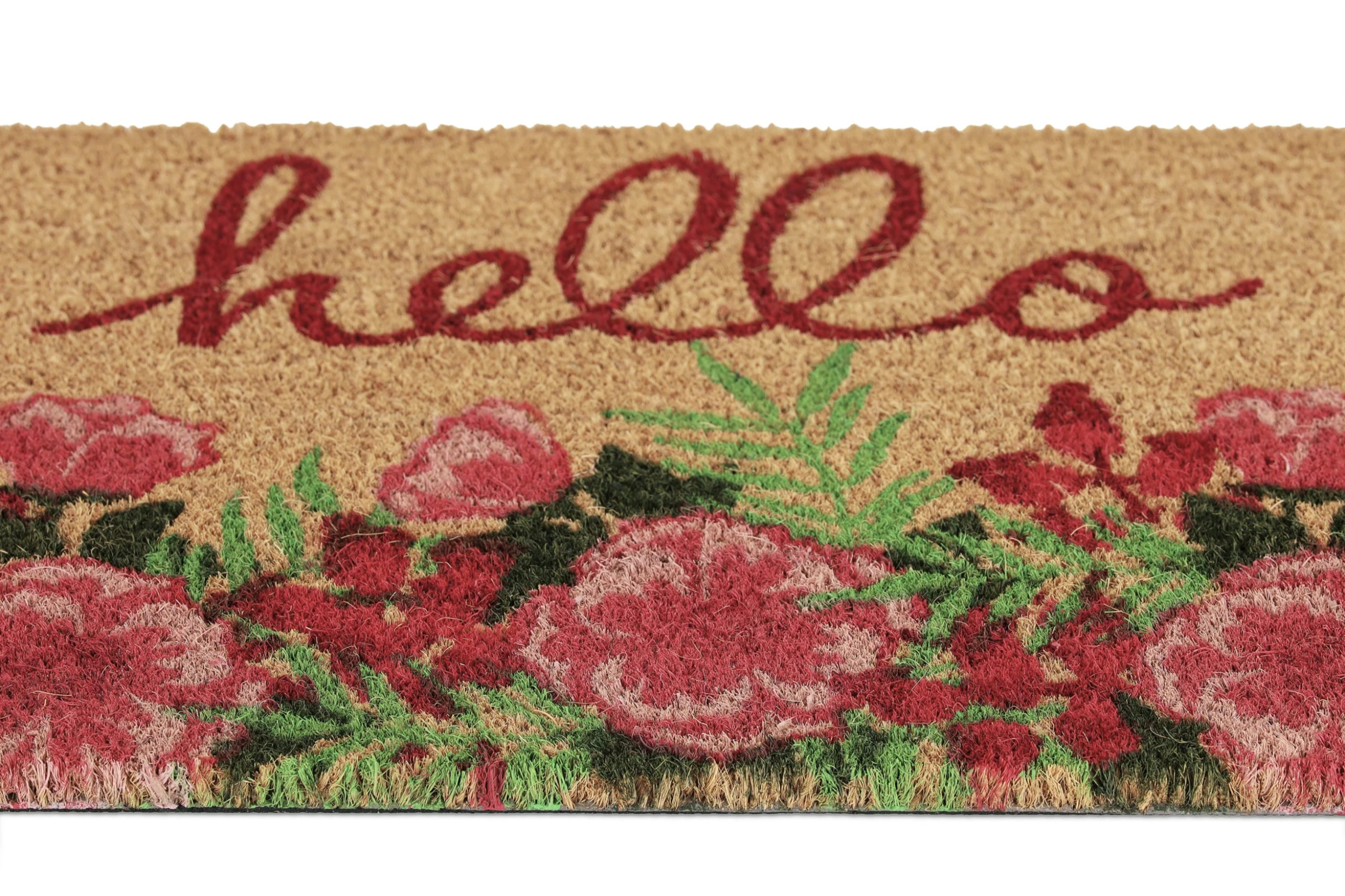 Relaxdays Kokosfußmatte "Hello" In Bunt - 40 X 60 Cm – Bild 6