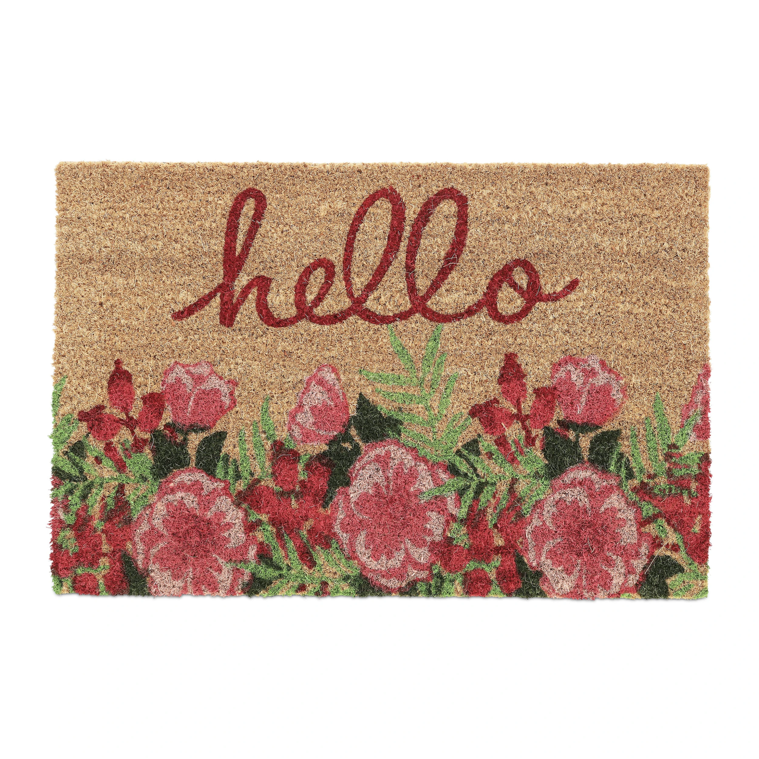 Relaxdays Kokosfußmatte "Hello" In Bunt - 40 X 60 Cm – Bild 8