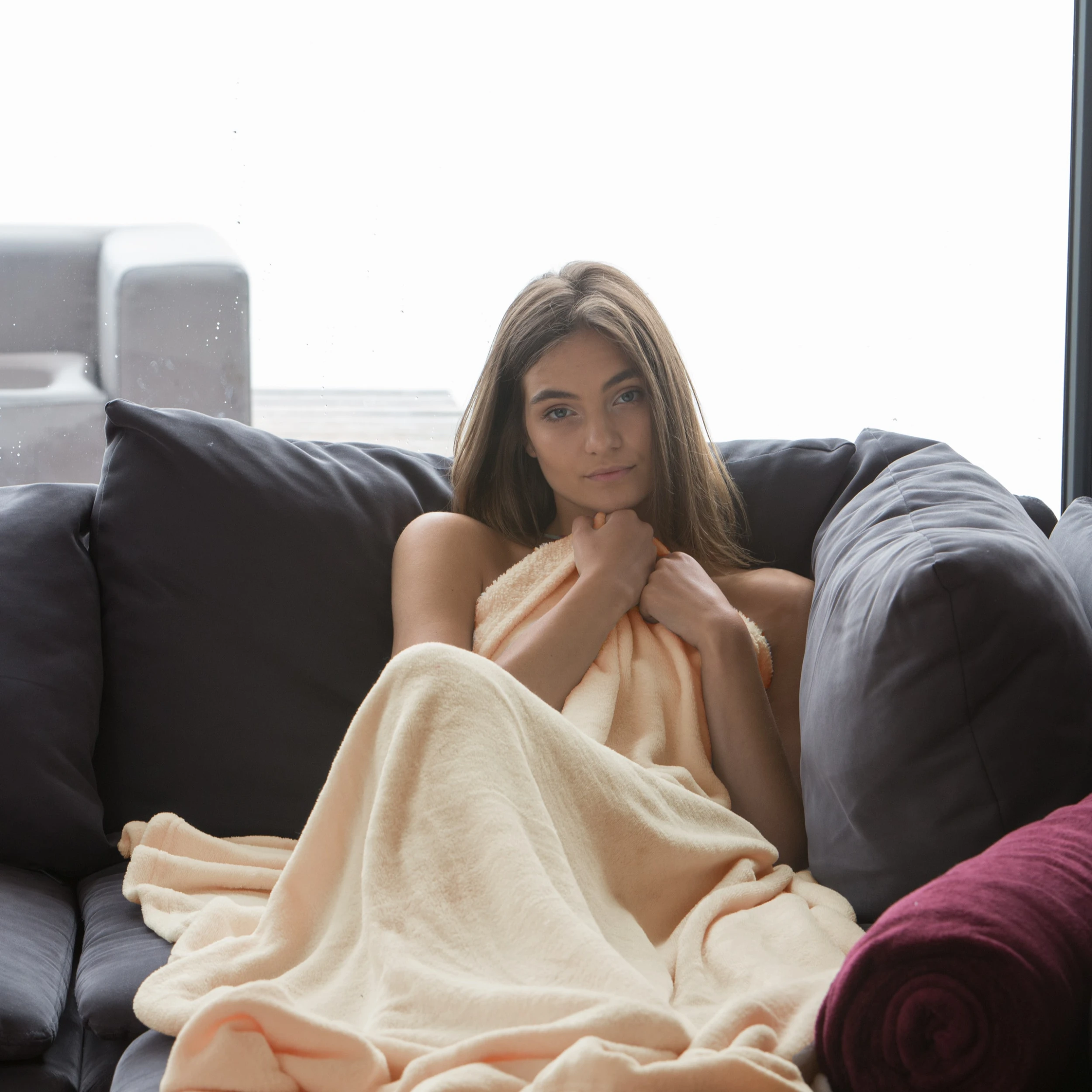 Relaxdays Kuscheldecke In Beige - (B)150 X (T)200 Cm – Bild 2