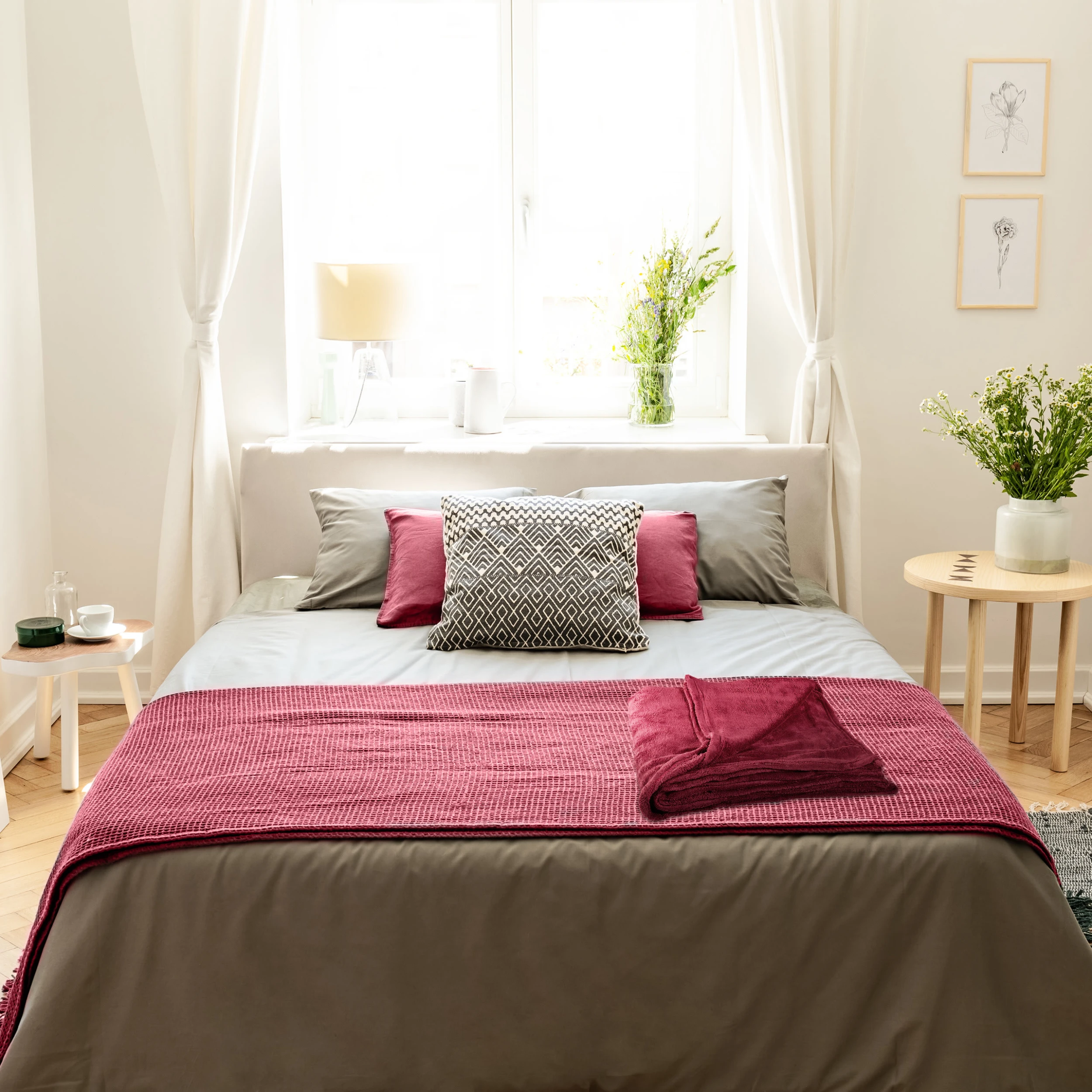 Relaxdays Kuscheldecke In Beige - (B)150 X (T)200 Cm – Bild 5