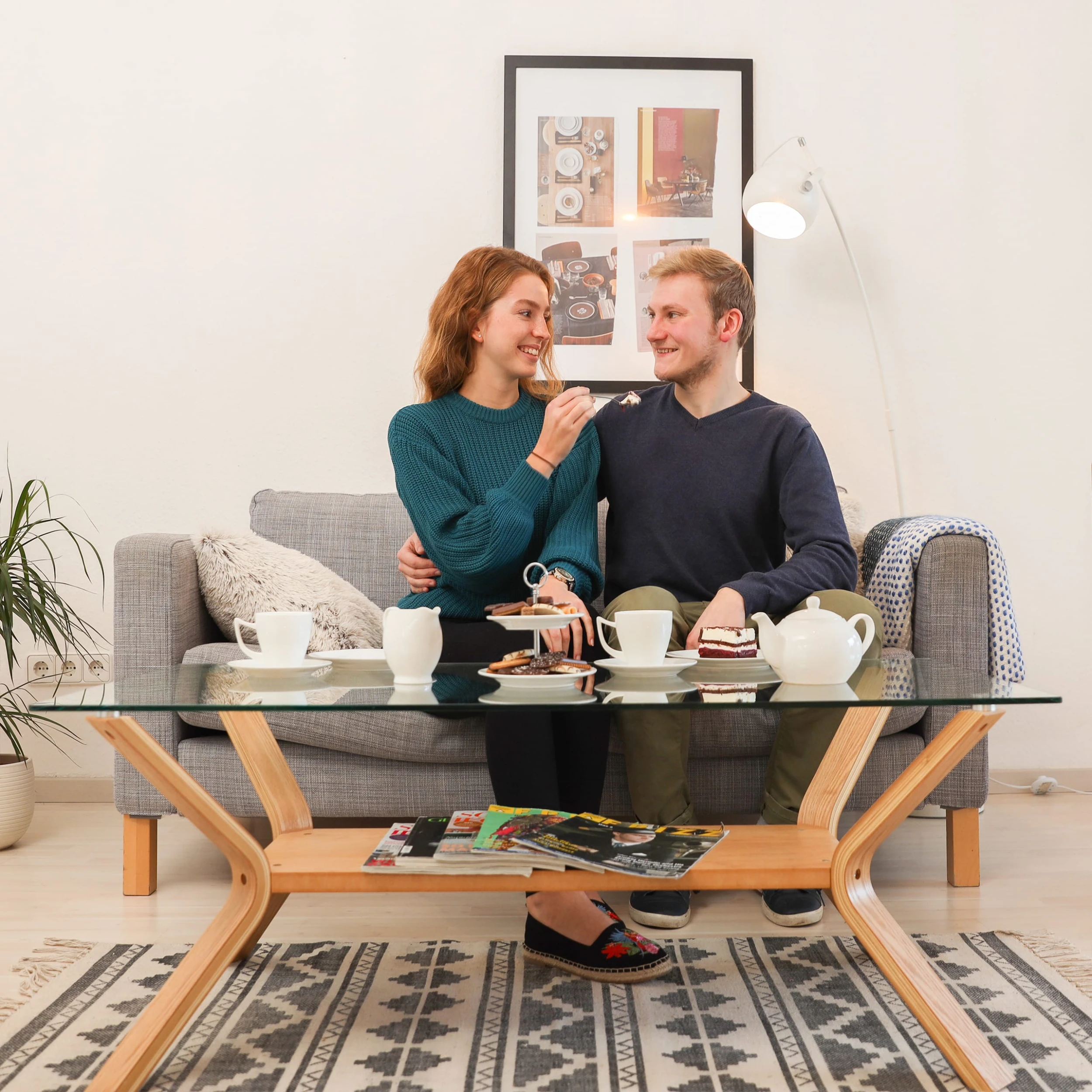 Relaxdays Teppichläufer In Schwarz - (L)90 X (B)60 Cm – Bild 3