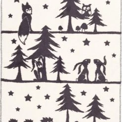 Richter Textilien Bio Babydecke In Natur/grau