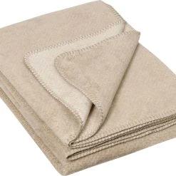 Richter Textilien Bio Wohndecke In Creme