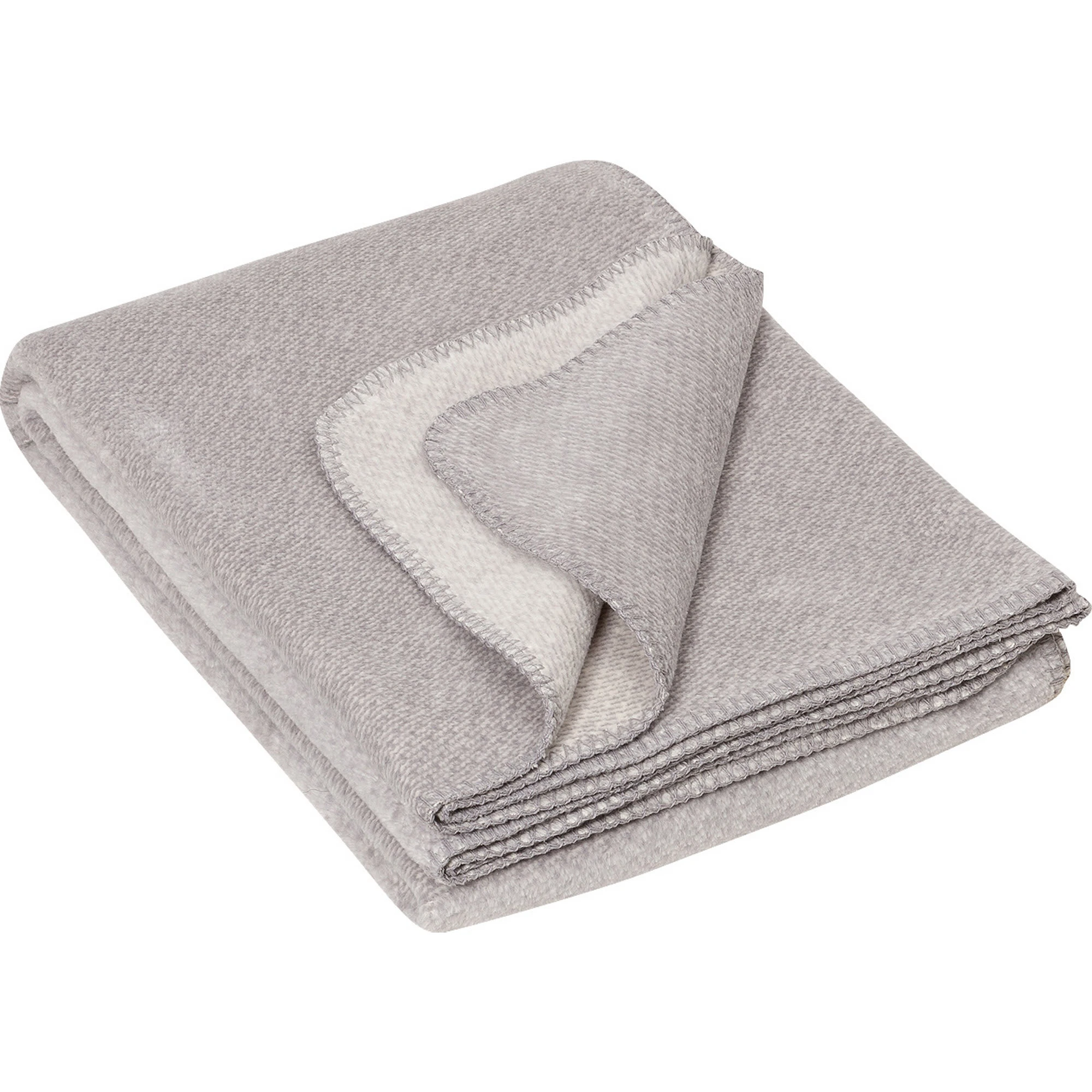Richter Textilien Bio Wohndecke In Grau – Bild 2