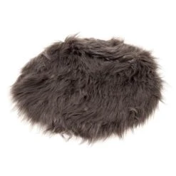 Riess-ambiente.de Kunstfell DOLLY In Grau - 34 X 34cm