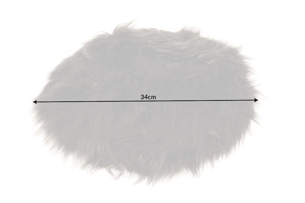 Riess-ambiente.de Kunstfell DOLLY In Grau - 34 X 34cm – Bild 6