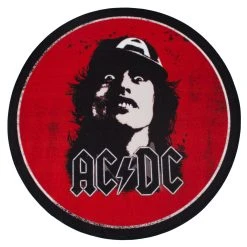 Rockbites AC/DC Face Teppich In Rot