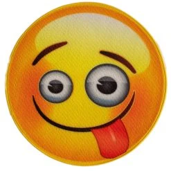 Rockbites Emoji Grimassen-Gesicht Rund 50cm In Gelb