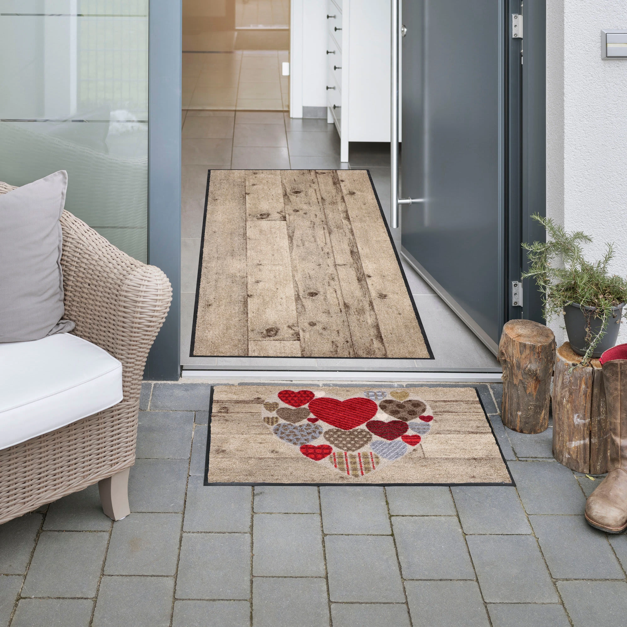 Salonloewe Fußmatte In Braun – Bild 2