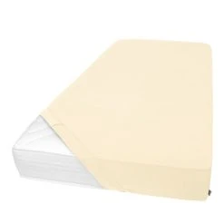 Schiesser Premium Jersey Spannbettlaken In Creme