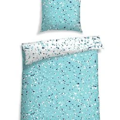 Schiesser Renforcé-Bettwäsche-Set "Jackson" In Türkis