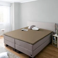 Schiesser Topper-Spannbettlaken In Cappuccino