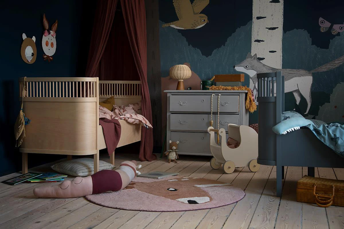 Sebra Teppich, Gewebt, Twilight Der Hirsch, Dreamy Rose, Ø 120 Cm – Bild 2