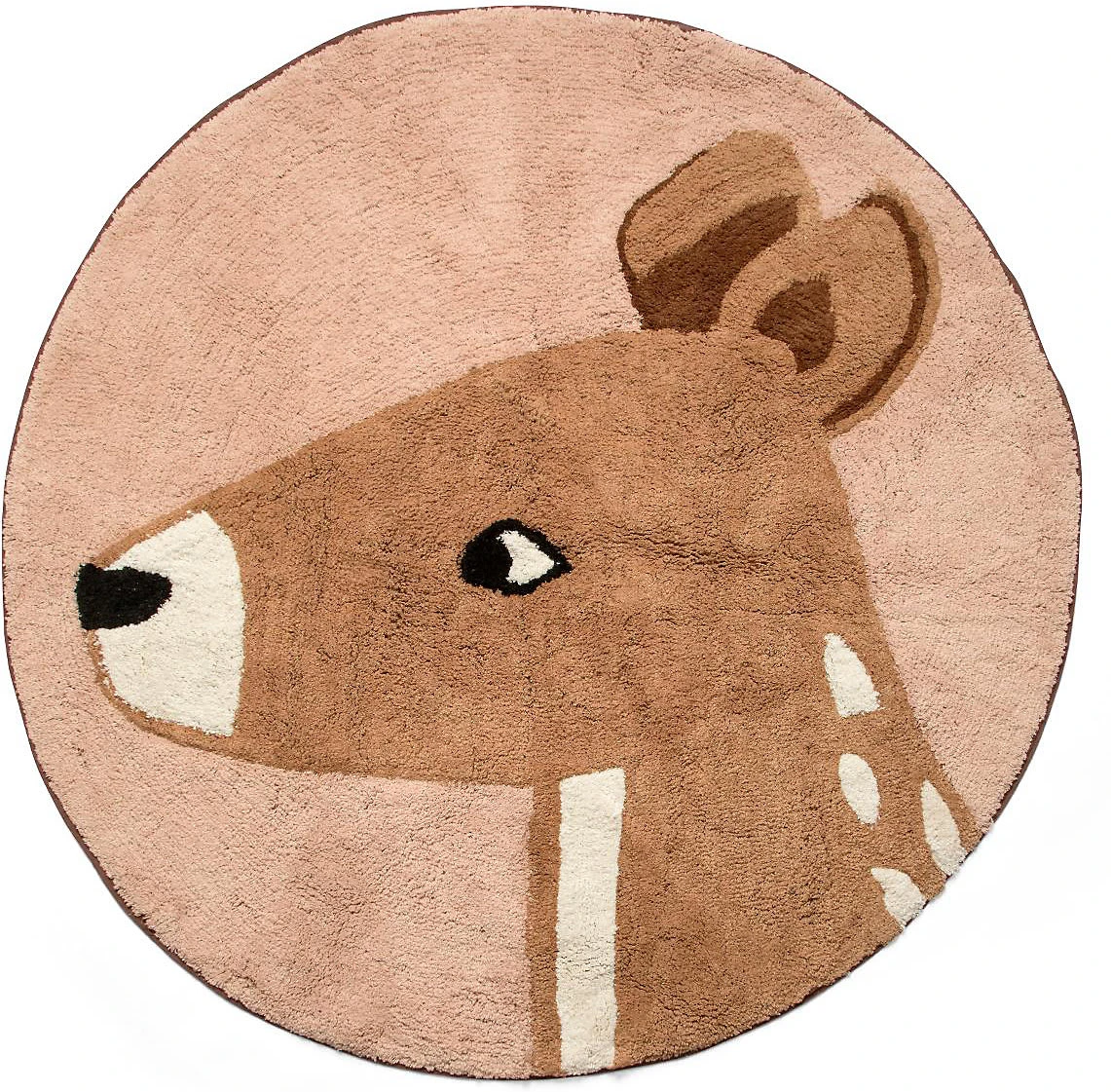 Sebra Teppich, Gewebt, Twilight Der Hirsch, Dreamy Rose, Ø 120 Cm