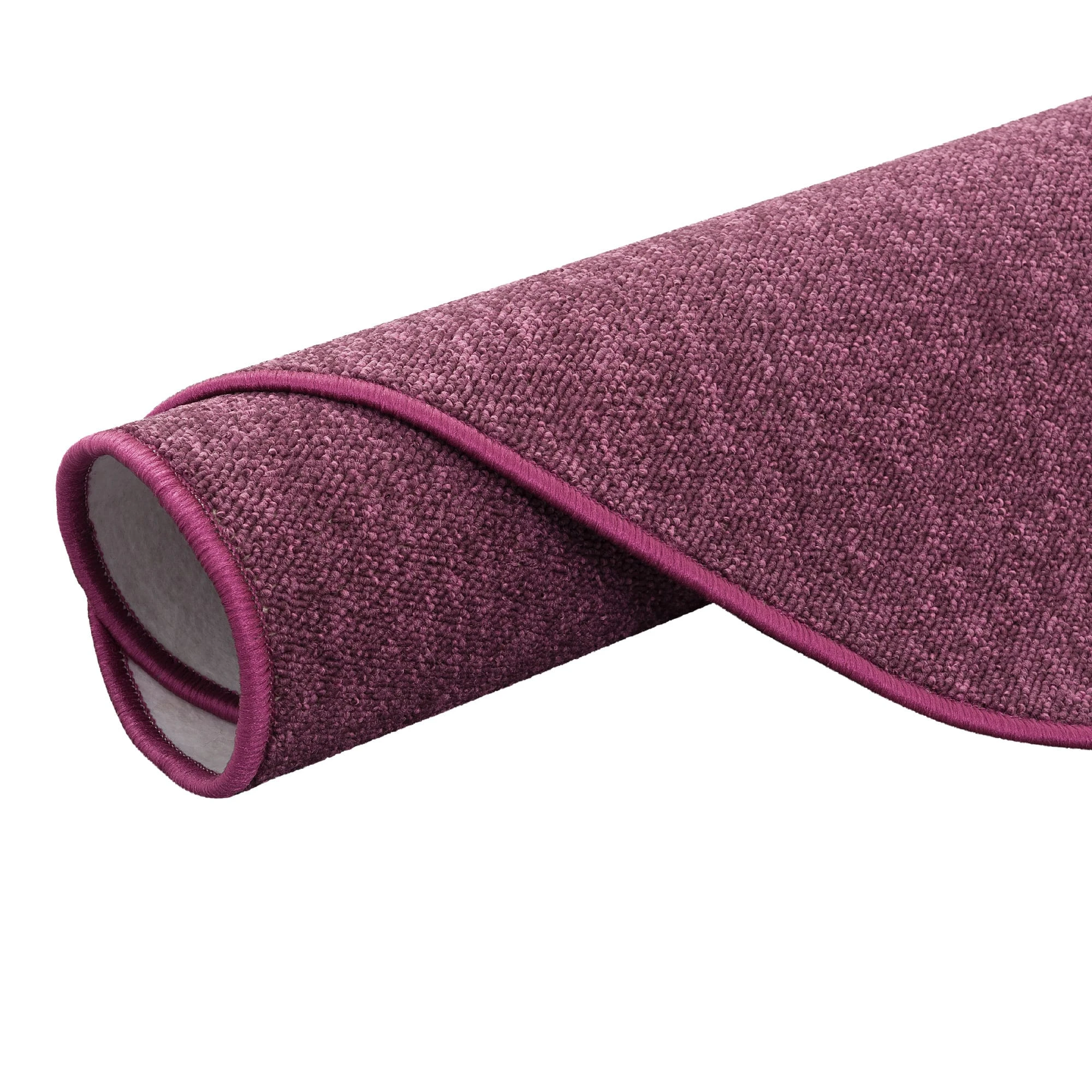 Snapstyle Feinschlingen Velour Teppich Strong Rund In Lila â Bild 4