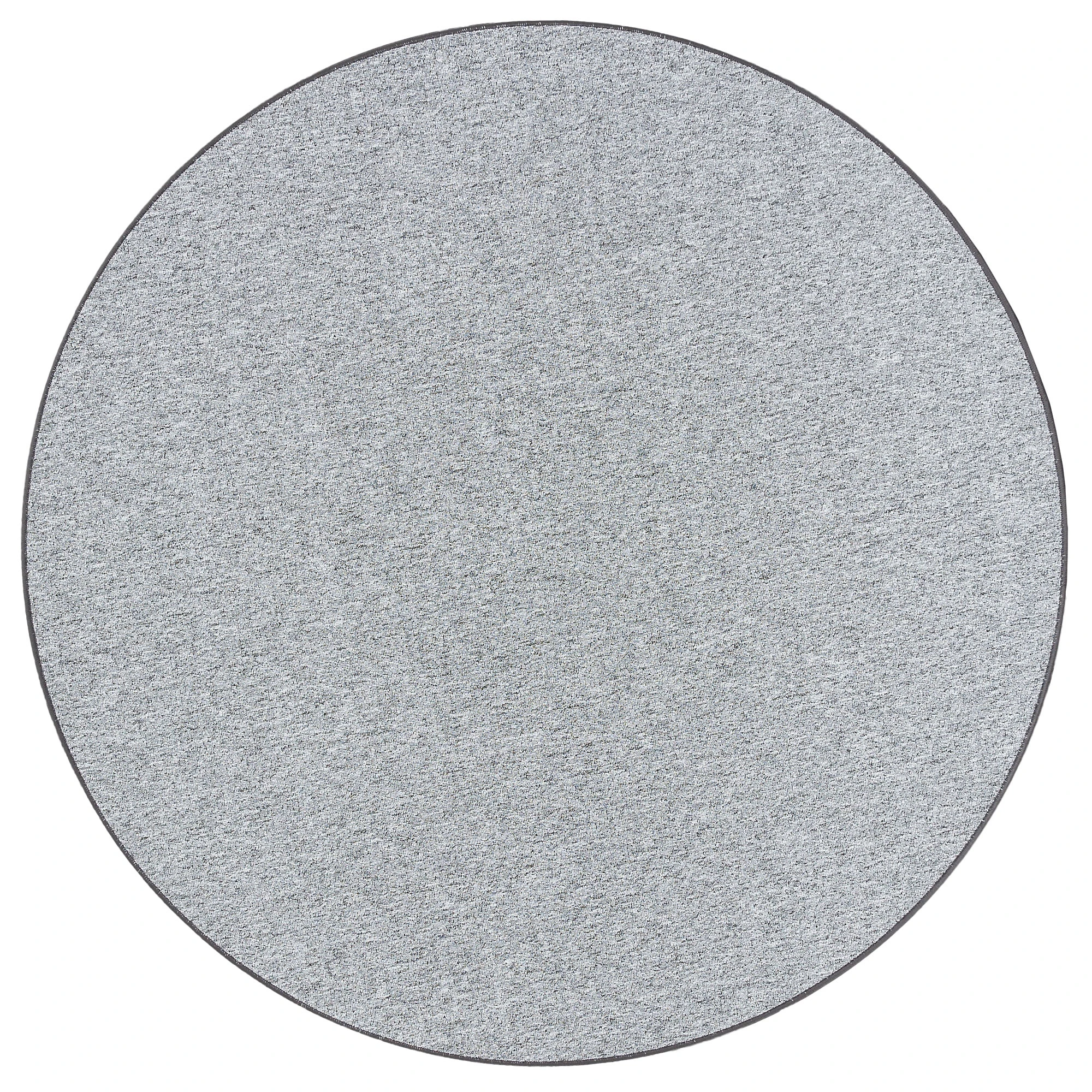 Snapstyle Feinschlingen Velour Teppich Strong Rund In Silbergrau