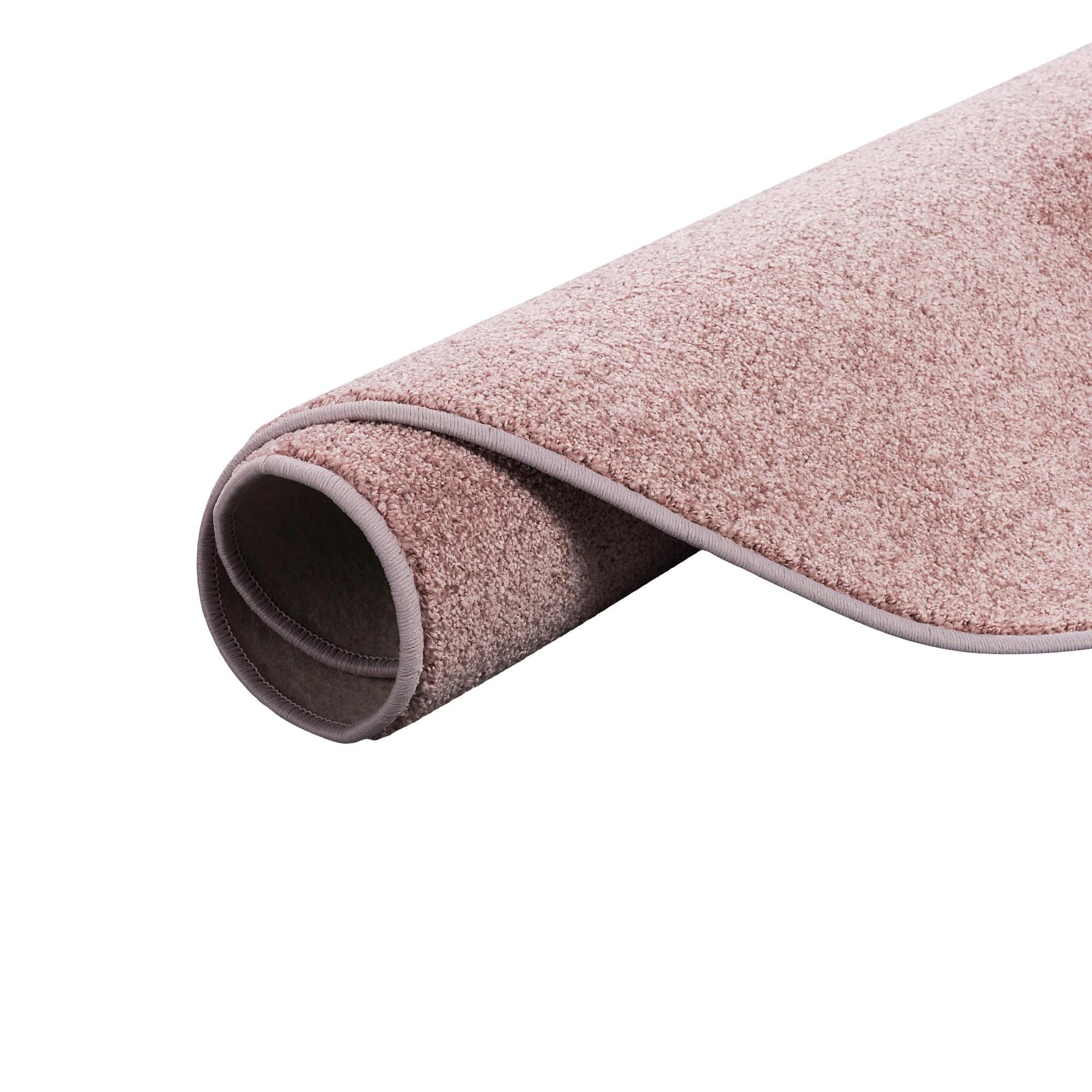 Snapstyle Hochflor Velours Teppich Luna Rund In Rosa – Bild 4