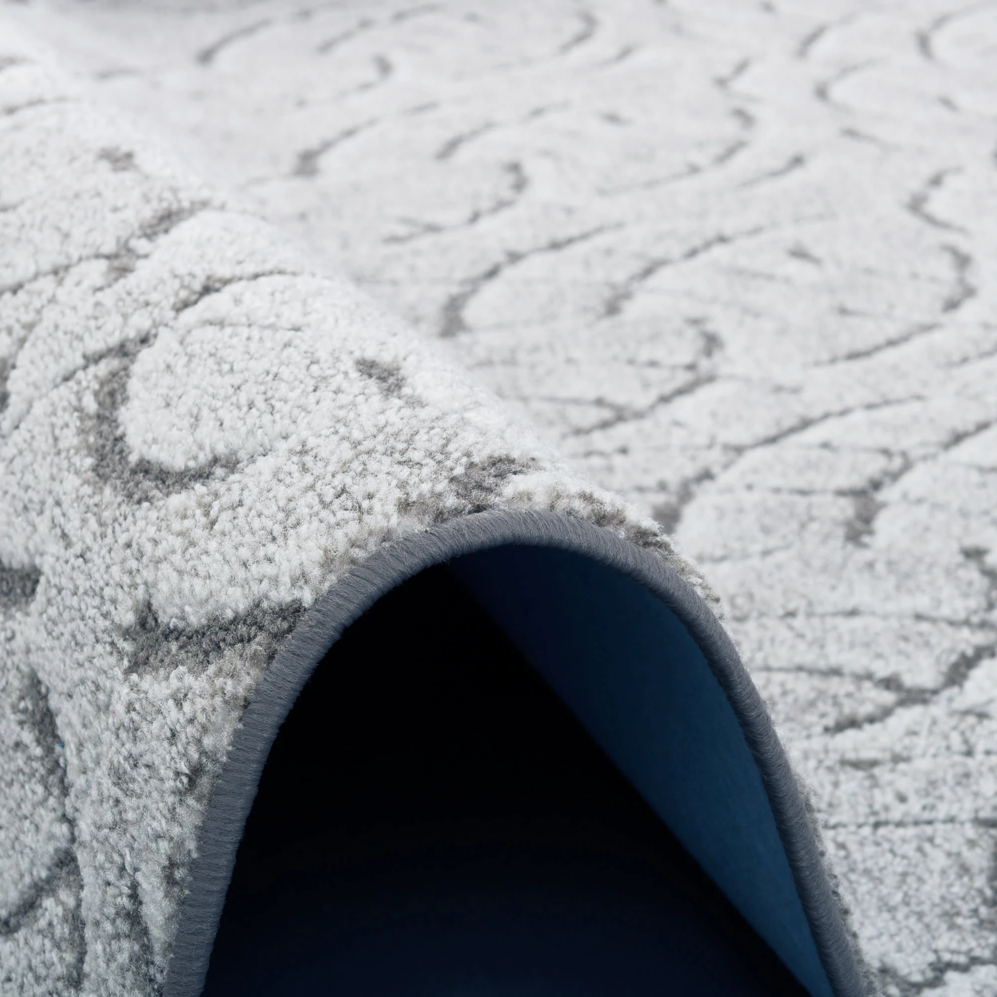 Snapstyle Konturenschnitt Hochflor Langflor Teppich Frieda In Grijs – Bild 3