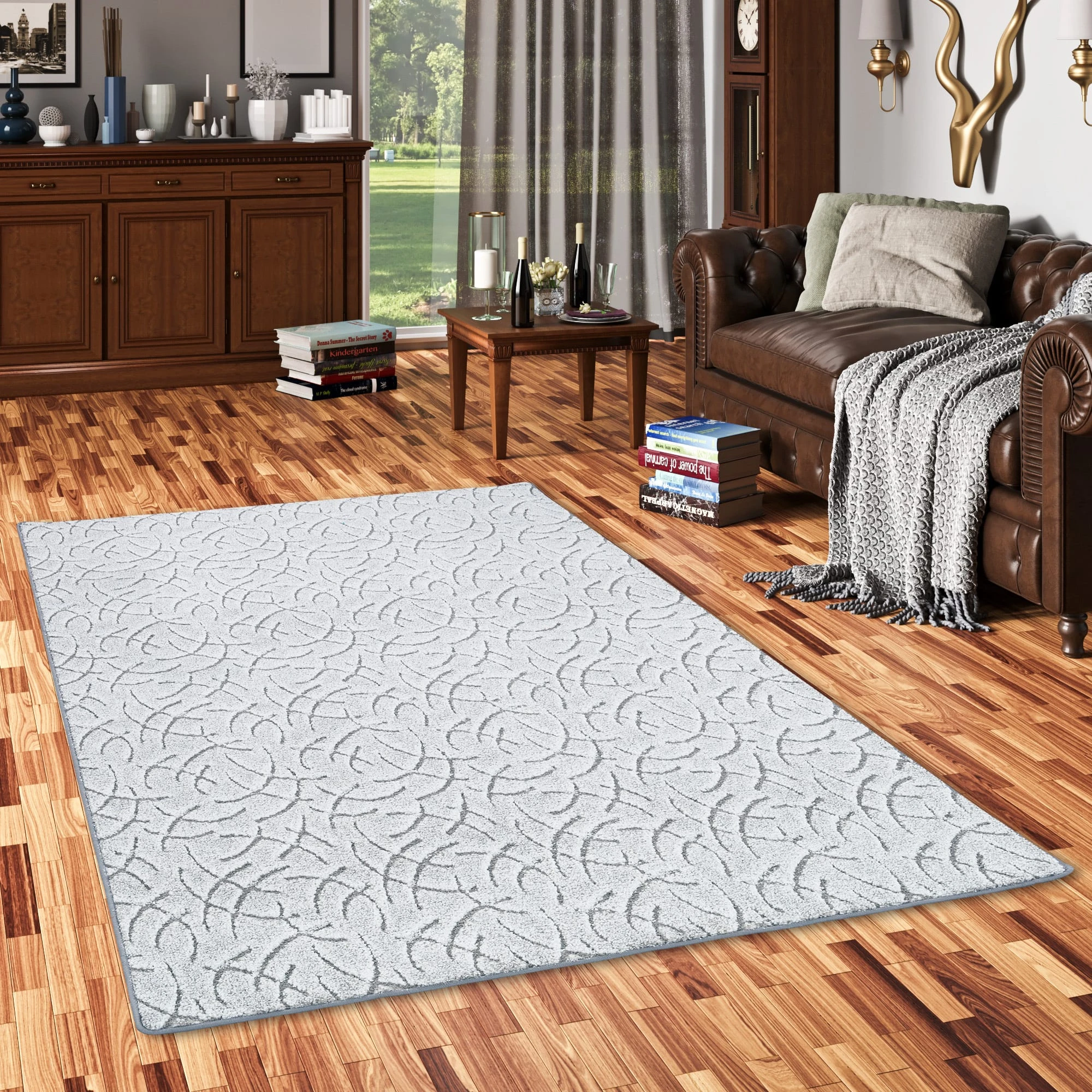 Snapstyle Konturenschnitt Hochflor Langflor Teppich Frieda In Grijs – Bild 5