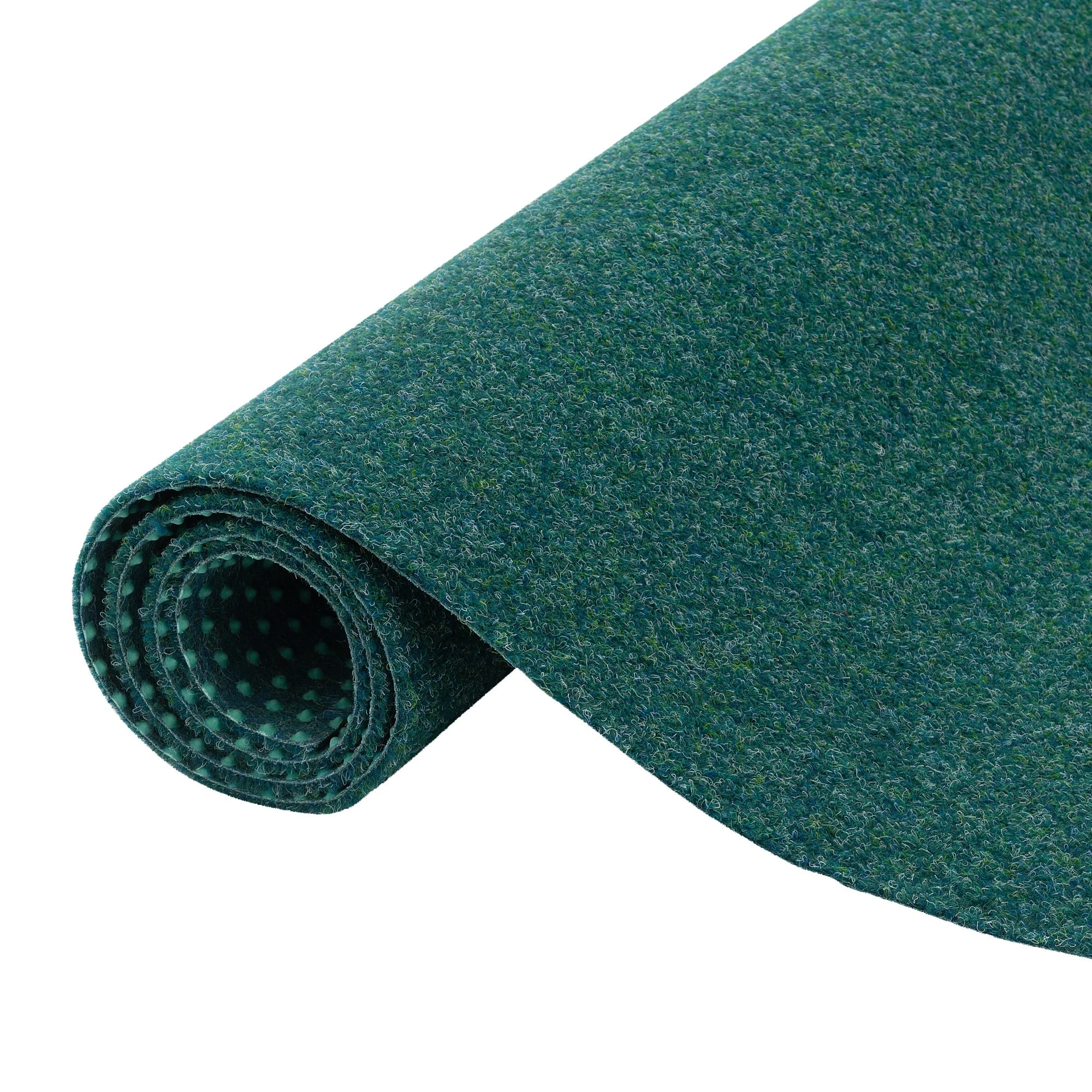 Snapstyle Kunstrasen Rasenteppich Mit Noppen Kingston Rund In Petrol – Bild 3