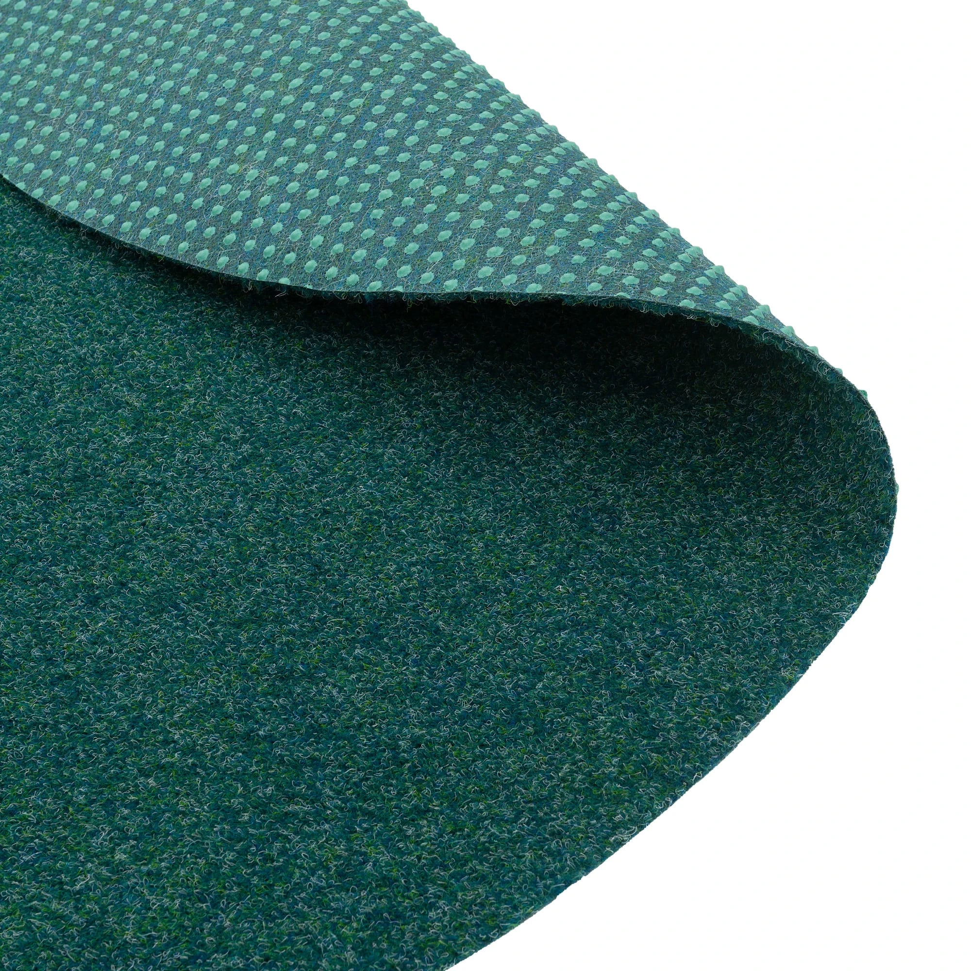 Snapstyle Kunstrasen Rasenteppich Mit Noppen Kingston Rund In Petrol – Bild 4