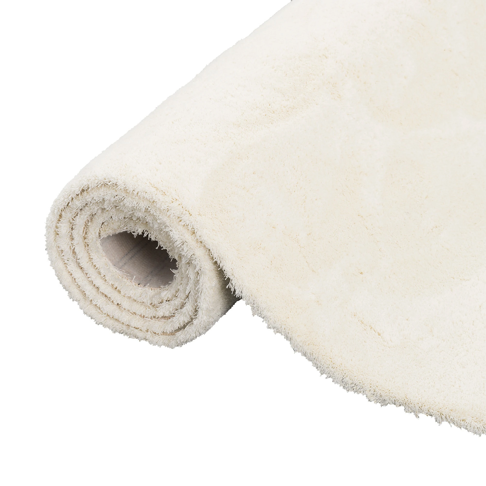 Snapstyle Luxus Hochflor Shaggy Teppich Velvet In Weiss – Bild 4