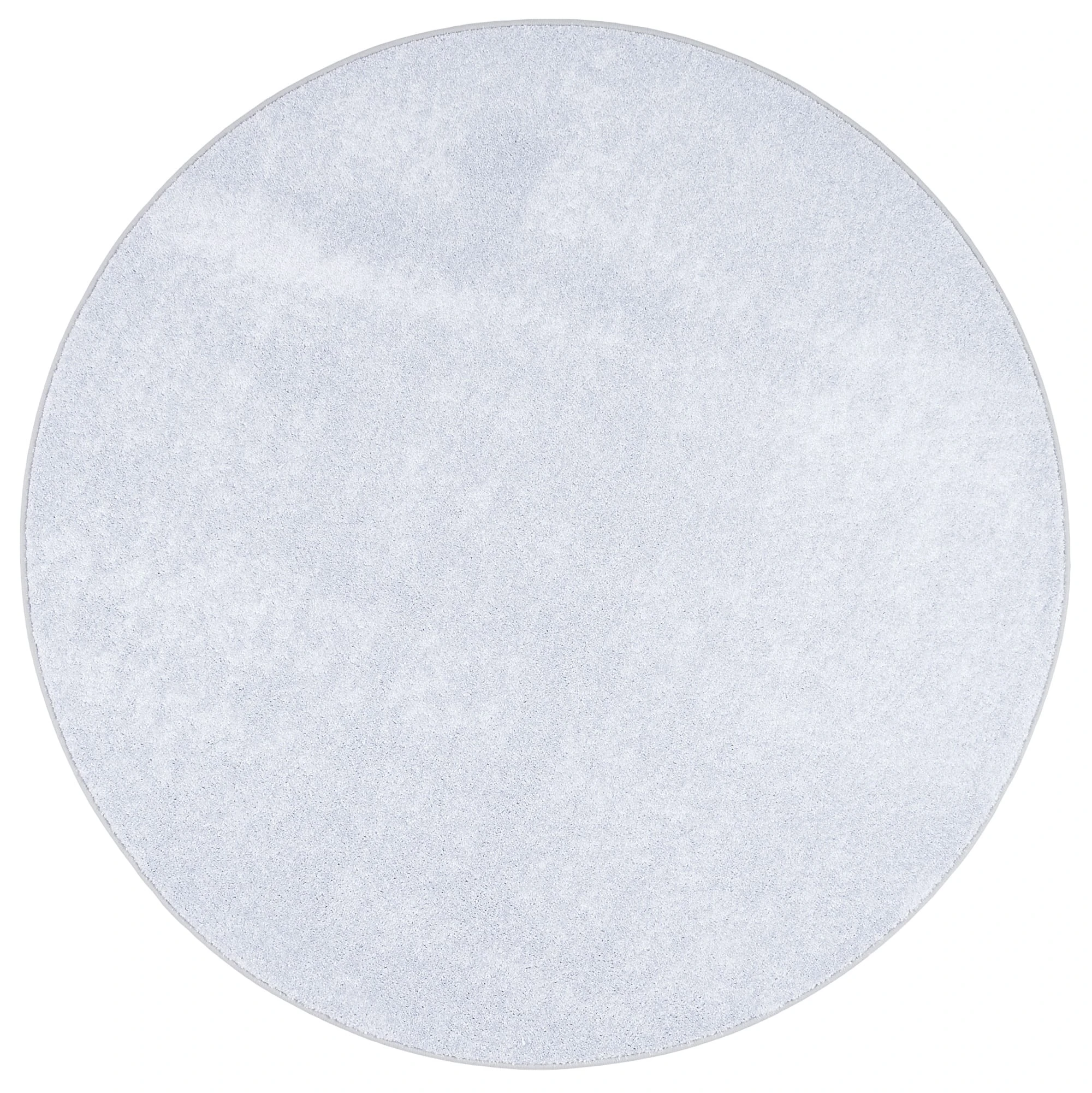 Snapstyle Luxus Soft Velours Teppich Shine Rund In Silbergrau