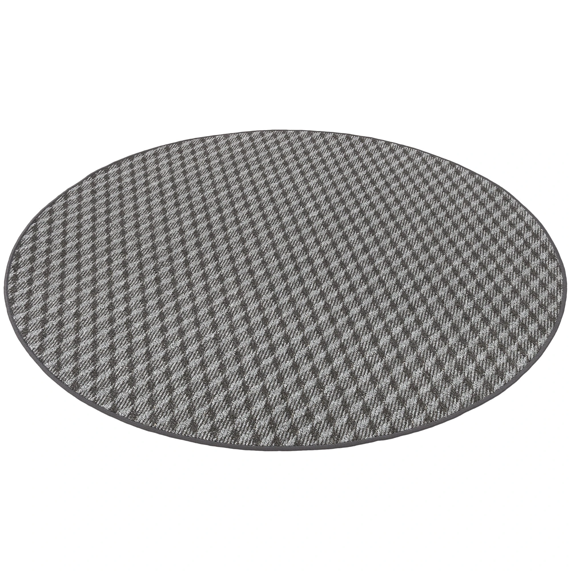 Snapstyle Schlingen Teppich Modern Diamond Rund In Antraciet – Bild 2
