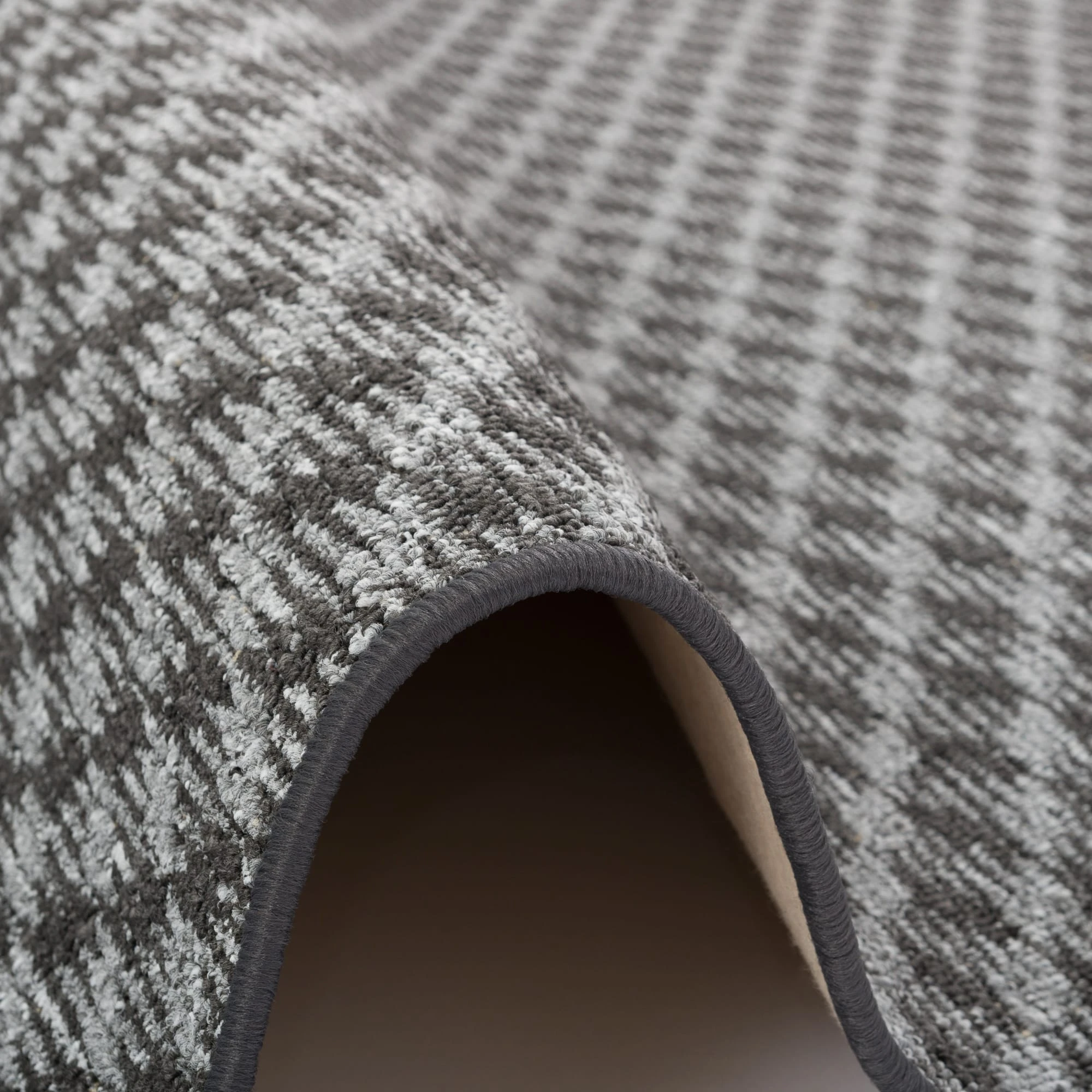 Snapstyle Schlingen Teppich Modern Diamond Rund In Antraciet – Bild 3