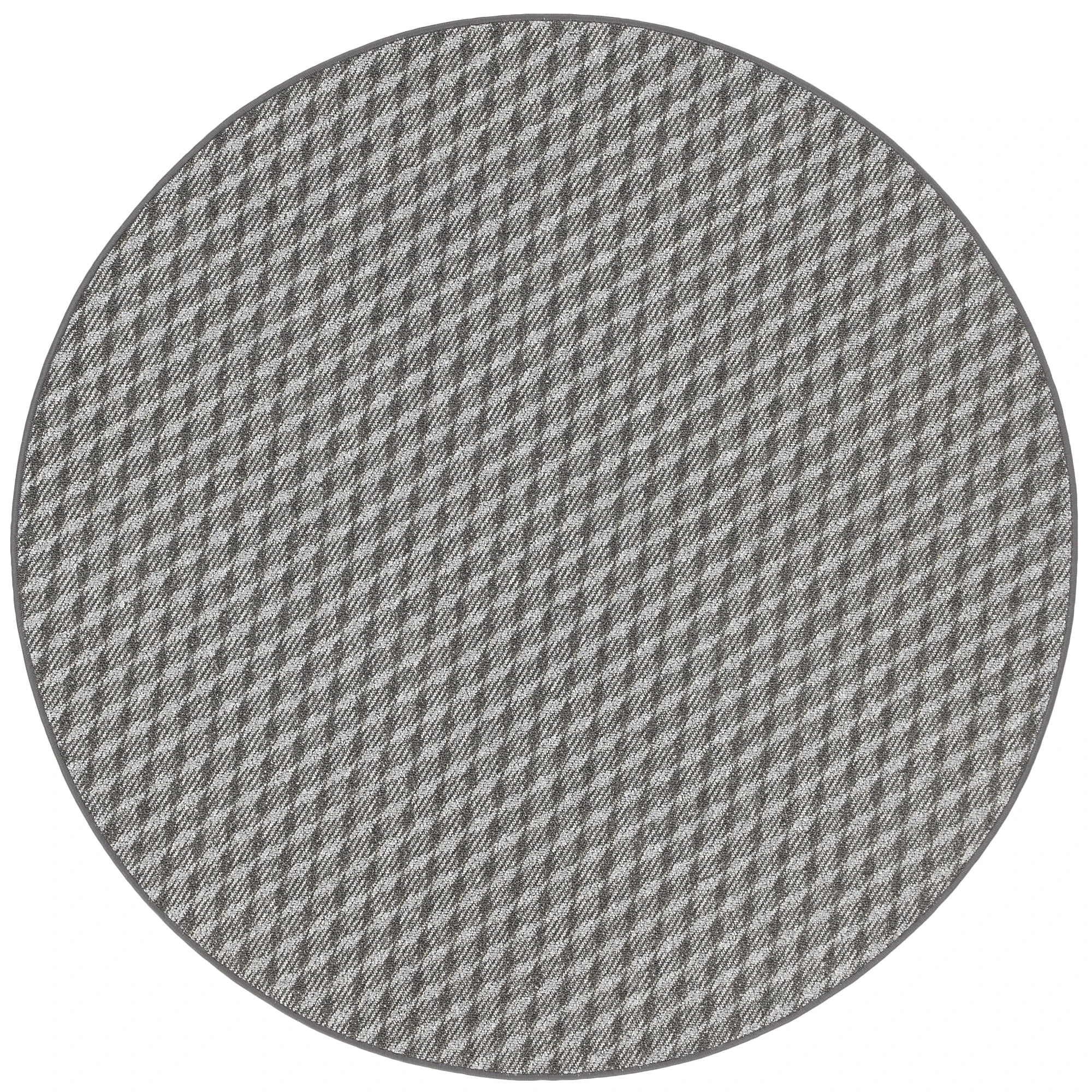 Snapstyle Schlingen Teppich Modern Diamond Rund In Antraciet