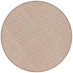 Snapstyle Schlingen Teppich Modern Diamond Rund In Karamell