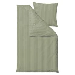 SÖDAHL Bettwäsche Classic Stripe 135x200cm In Olive